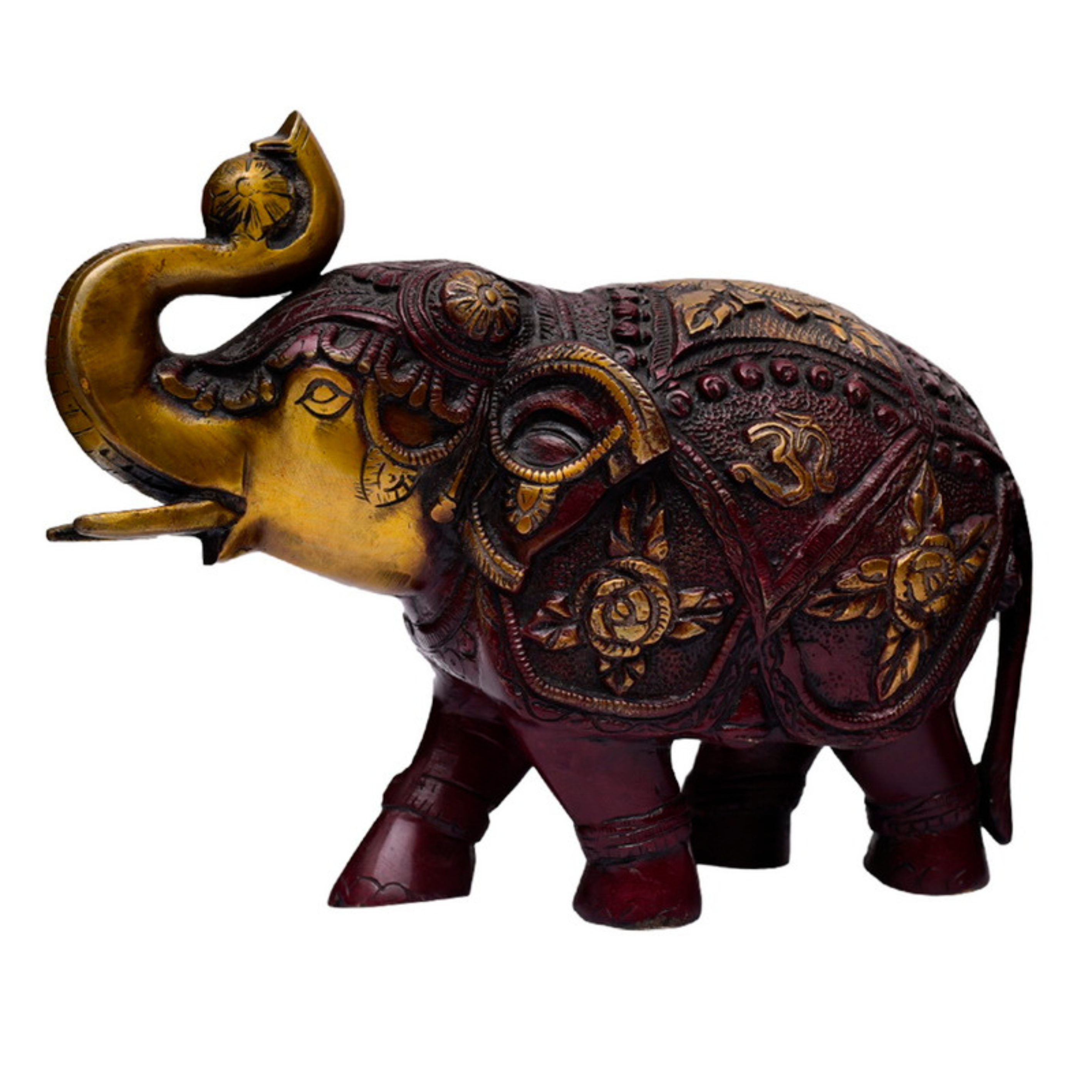 Maharaja Elephant Design Brass Showpiece #PIAS-11259