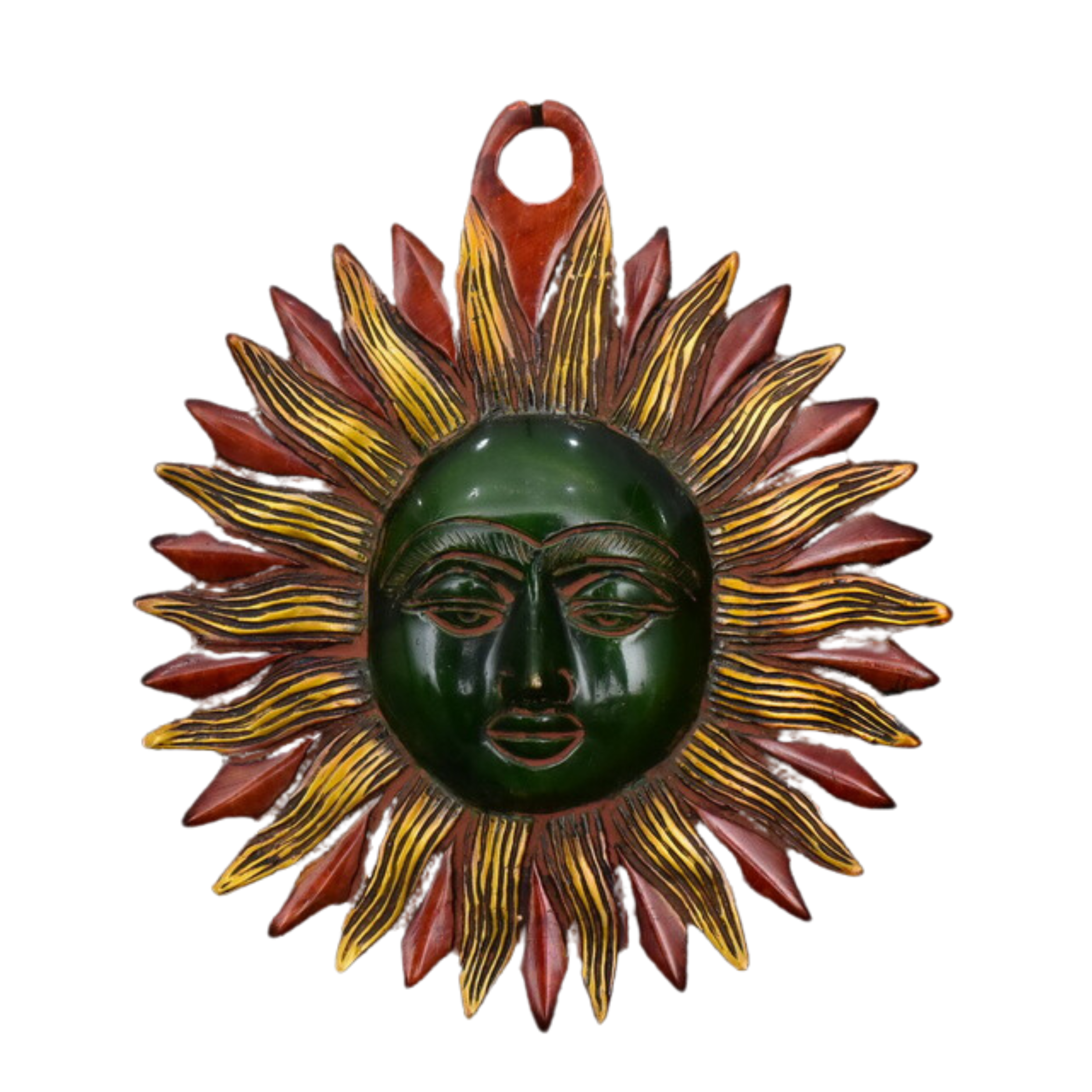 Sun Sculpture Metal Brass Wall decor  #PISU-1602