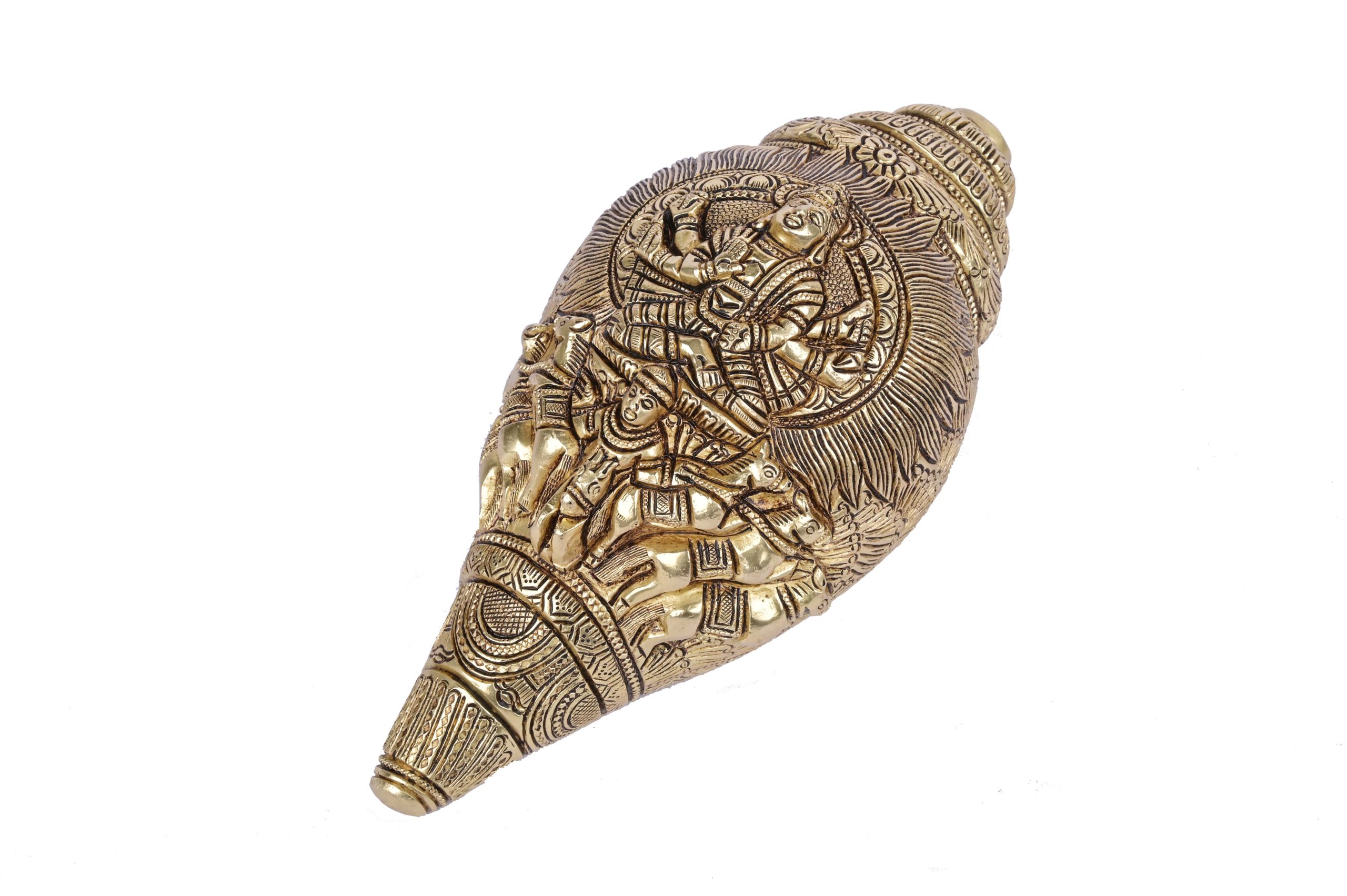 Brass Super Fine Quality God sun Saunders Sankhu #PISN-1802