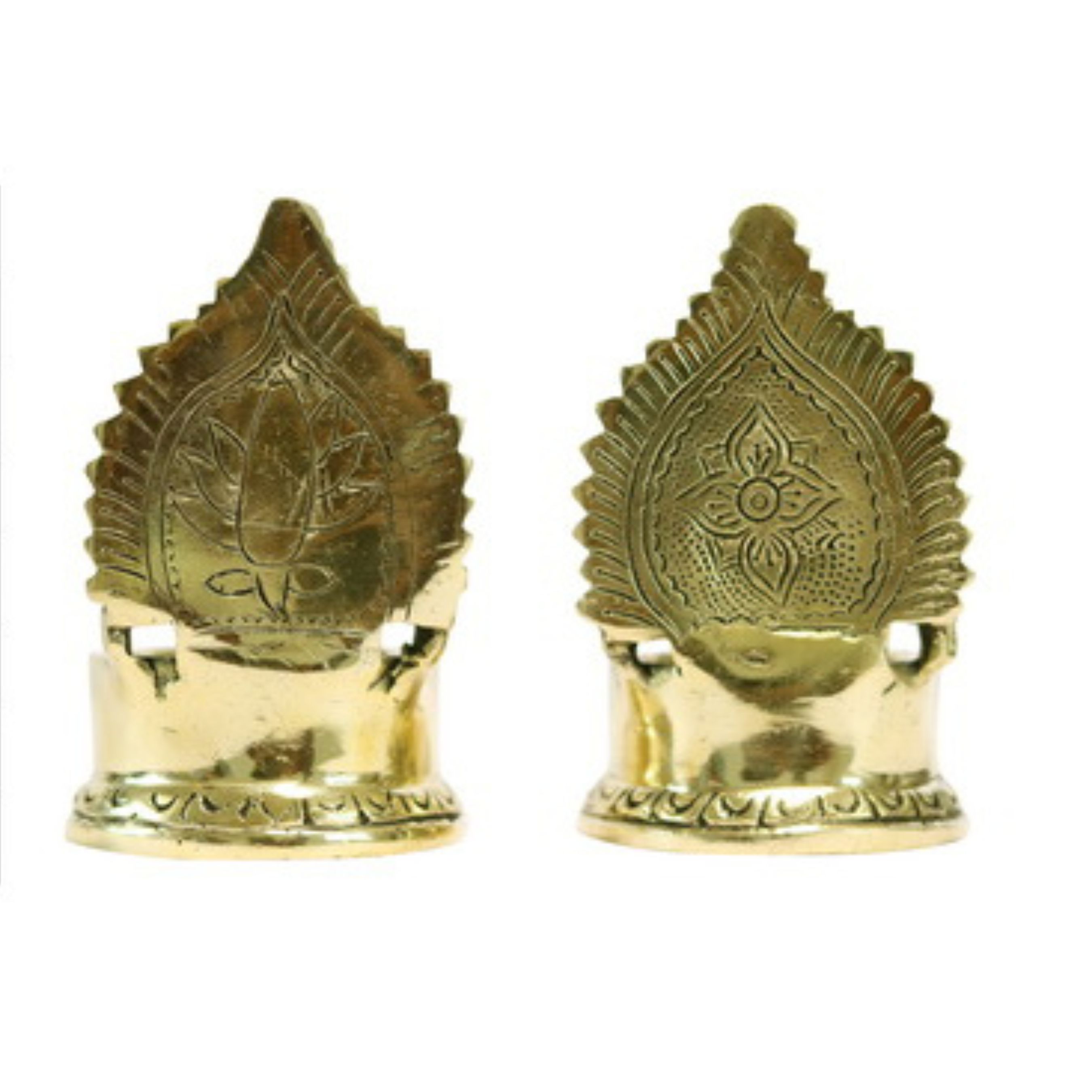 Brass Laxmi Ganesh Diya Statue #PIDY-2106