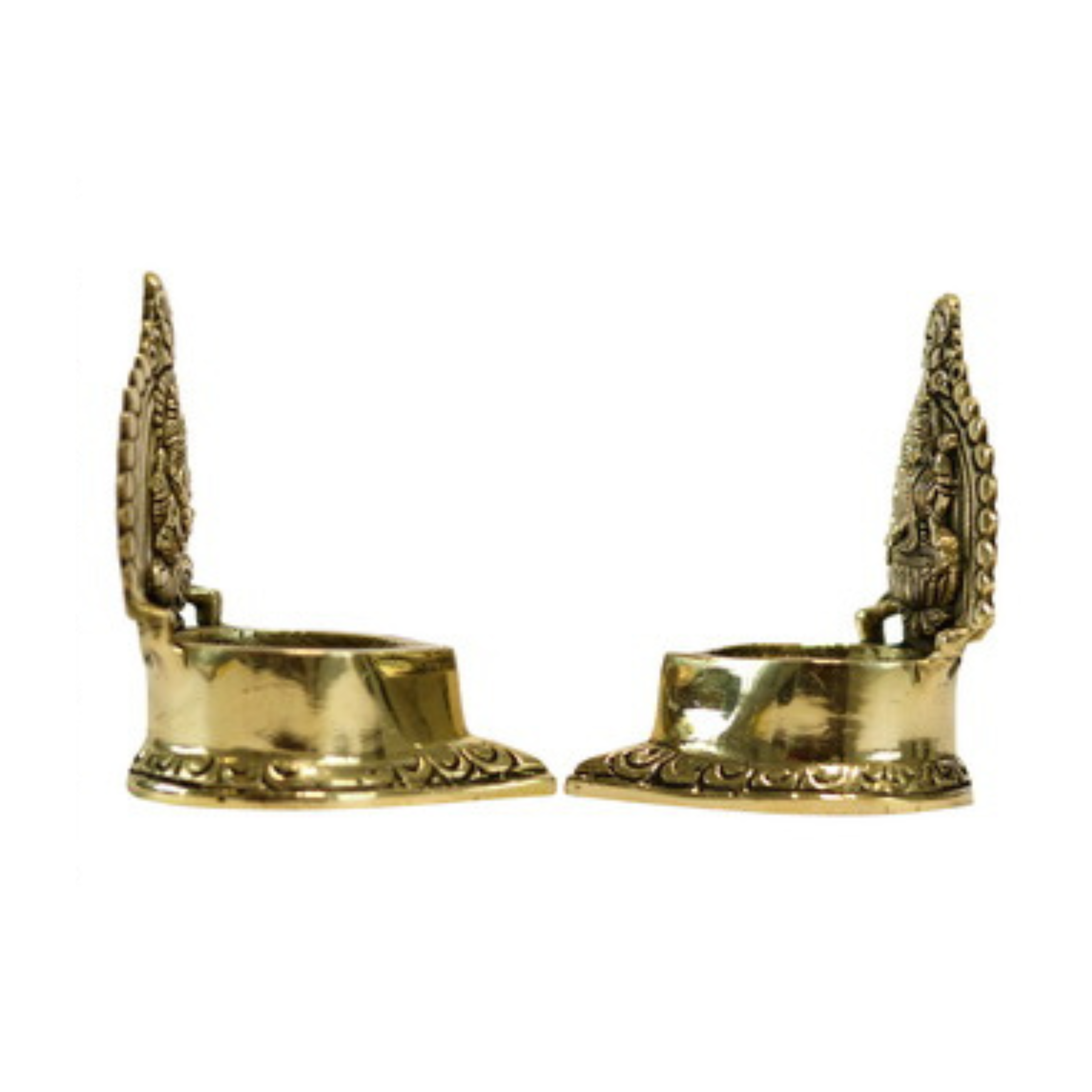 Brass Laxmi Ganesh Diya Statue #PIDY-2106