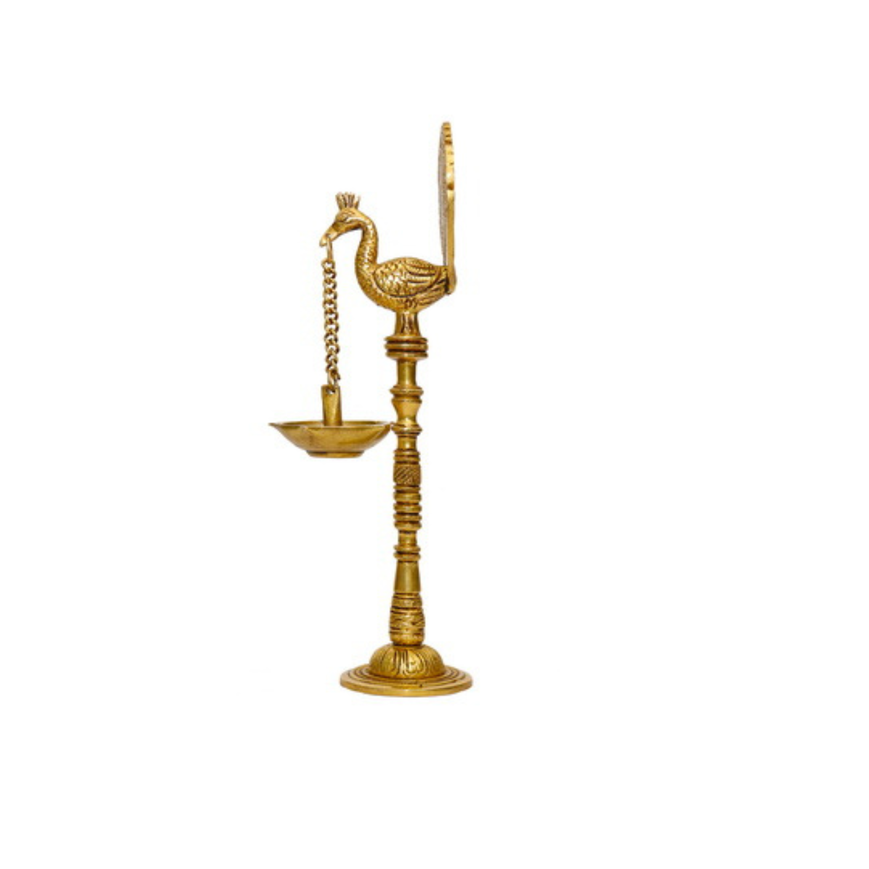 Brass Peacock lamp stand #PILP-2207