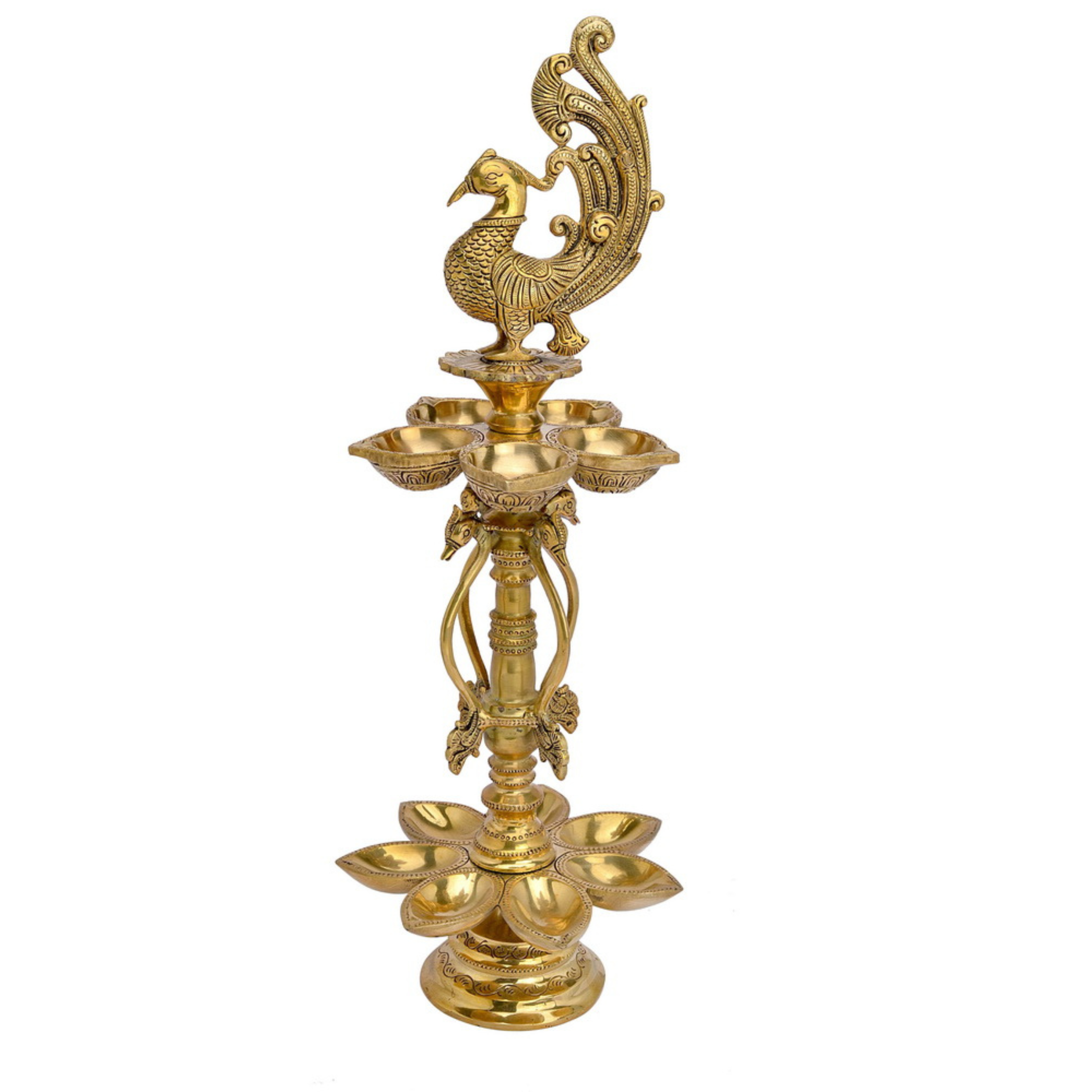 Peacock Lamp Brass for Home Decor #PILP-2209