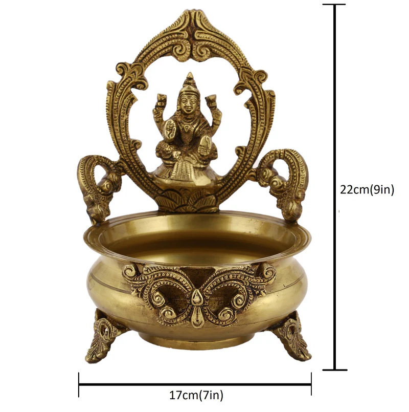 Brass Urli Bowl Lakshmi Ji #PIU-5006