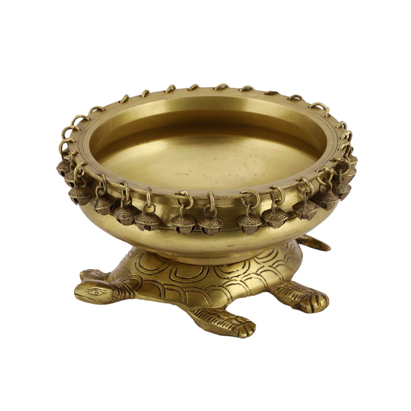 Brass Turtle Urli Bowl Light #PIU-5008