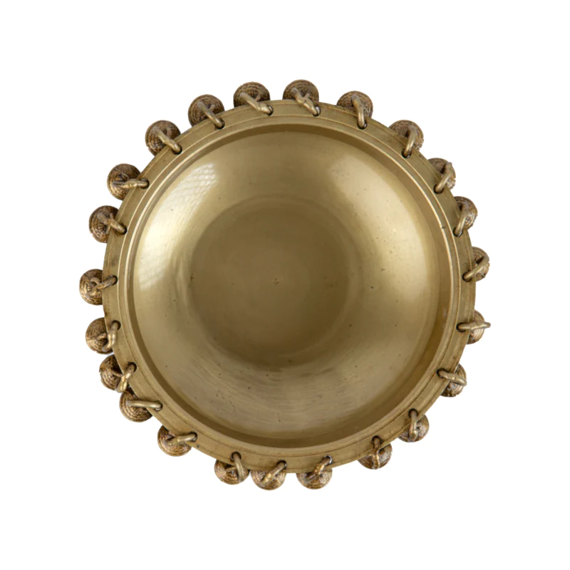Brass Urli Bowl 6in Light #PIU-5016