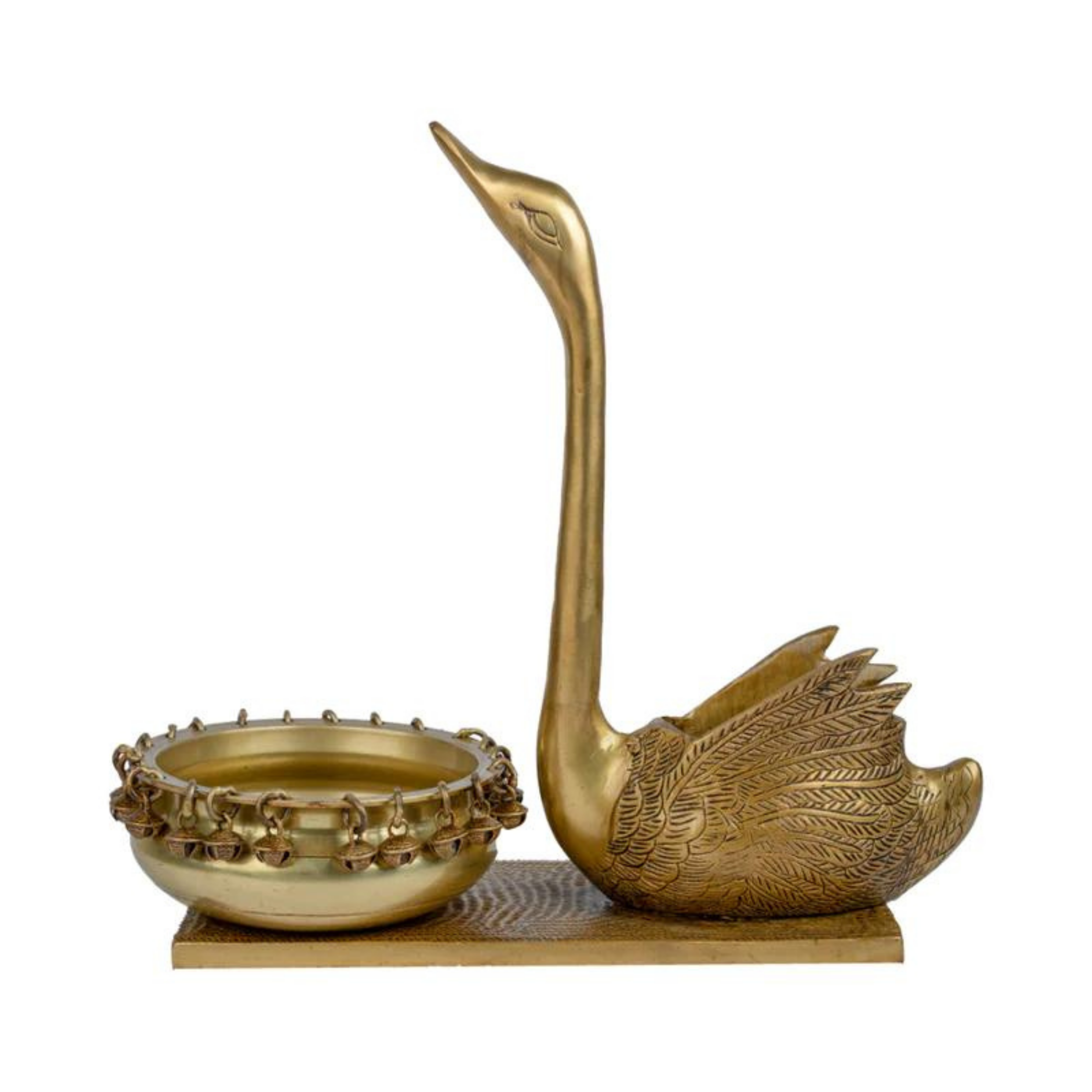 Brass Swarn Urli Bowl Decorative #PIU-5025