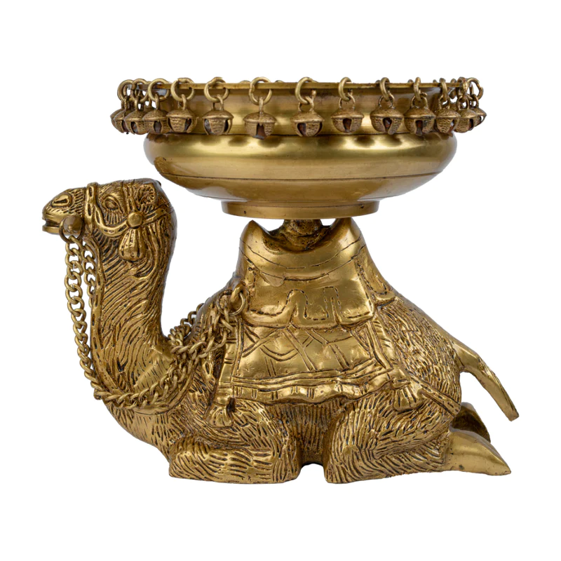 Brass Big Camel Urli Bowl #PIU-5027