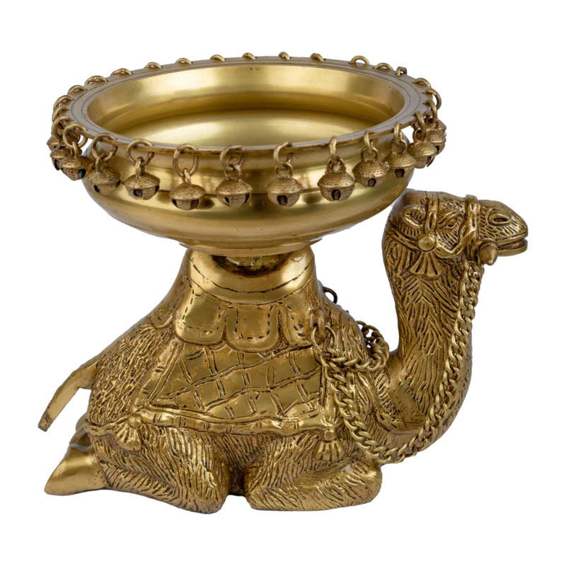 Brass Big Camel Urli Bowl #PIU-5027