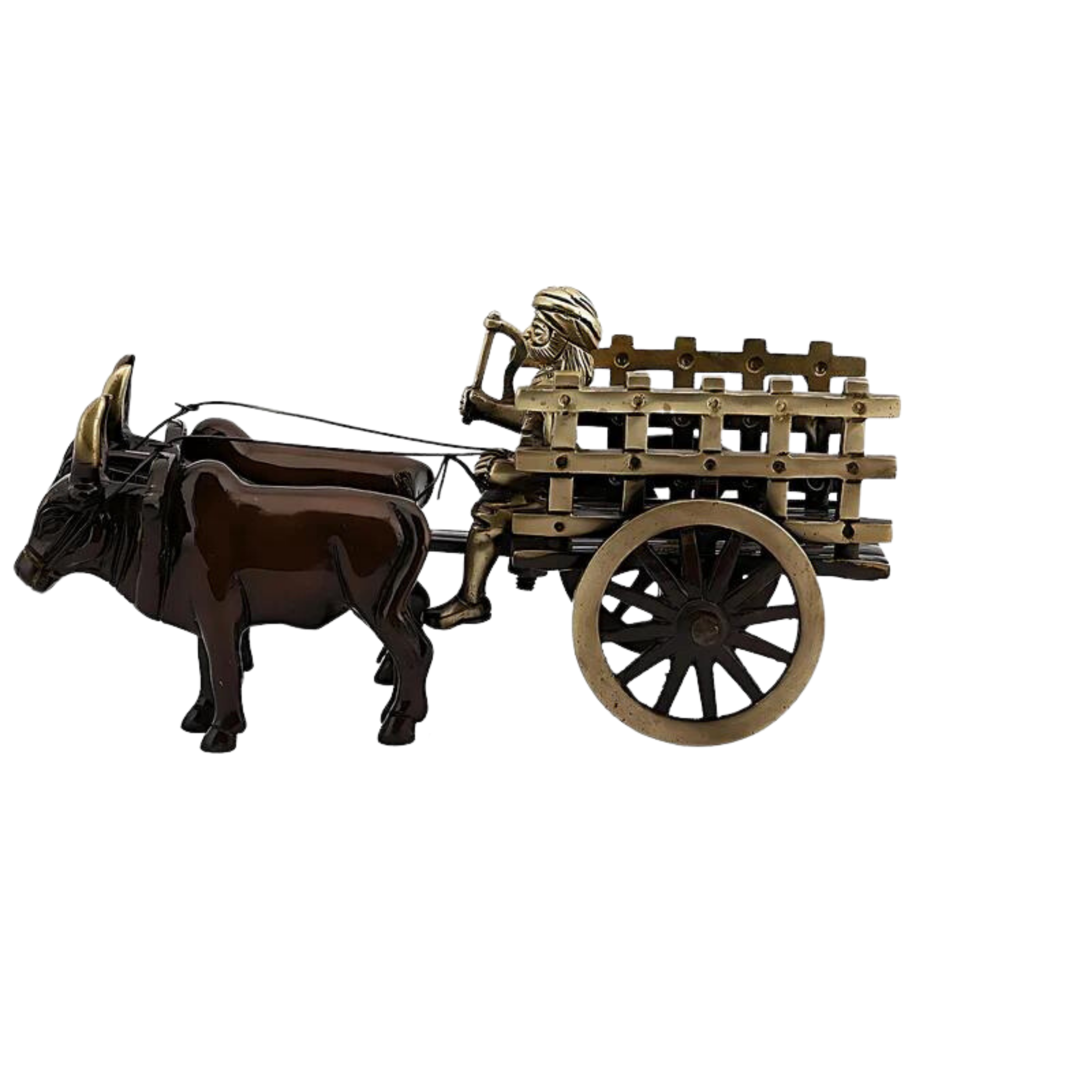 Brass Bullock Cart #PISS-2655