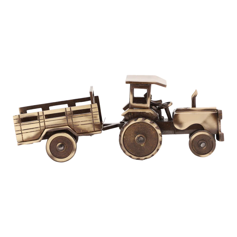 Vintage Brass Tractor #PISS-2657