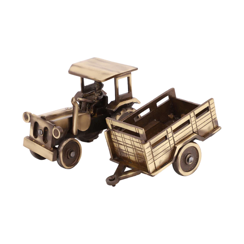 Vintage Brass Tractor #PISS-2657