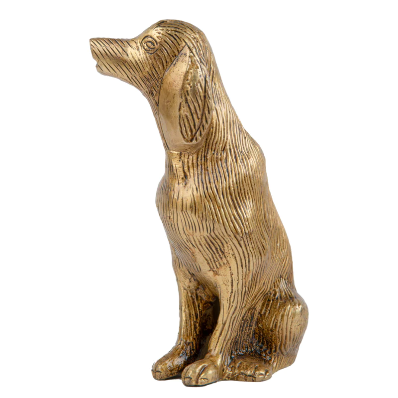 Brass Dog Statue #PIAS-11263