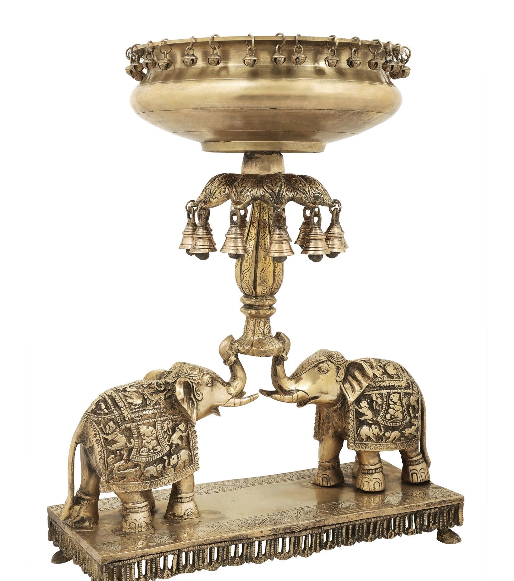  The Royal Elephant Urli with Bells #PIU-5035