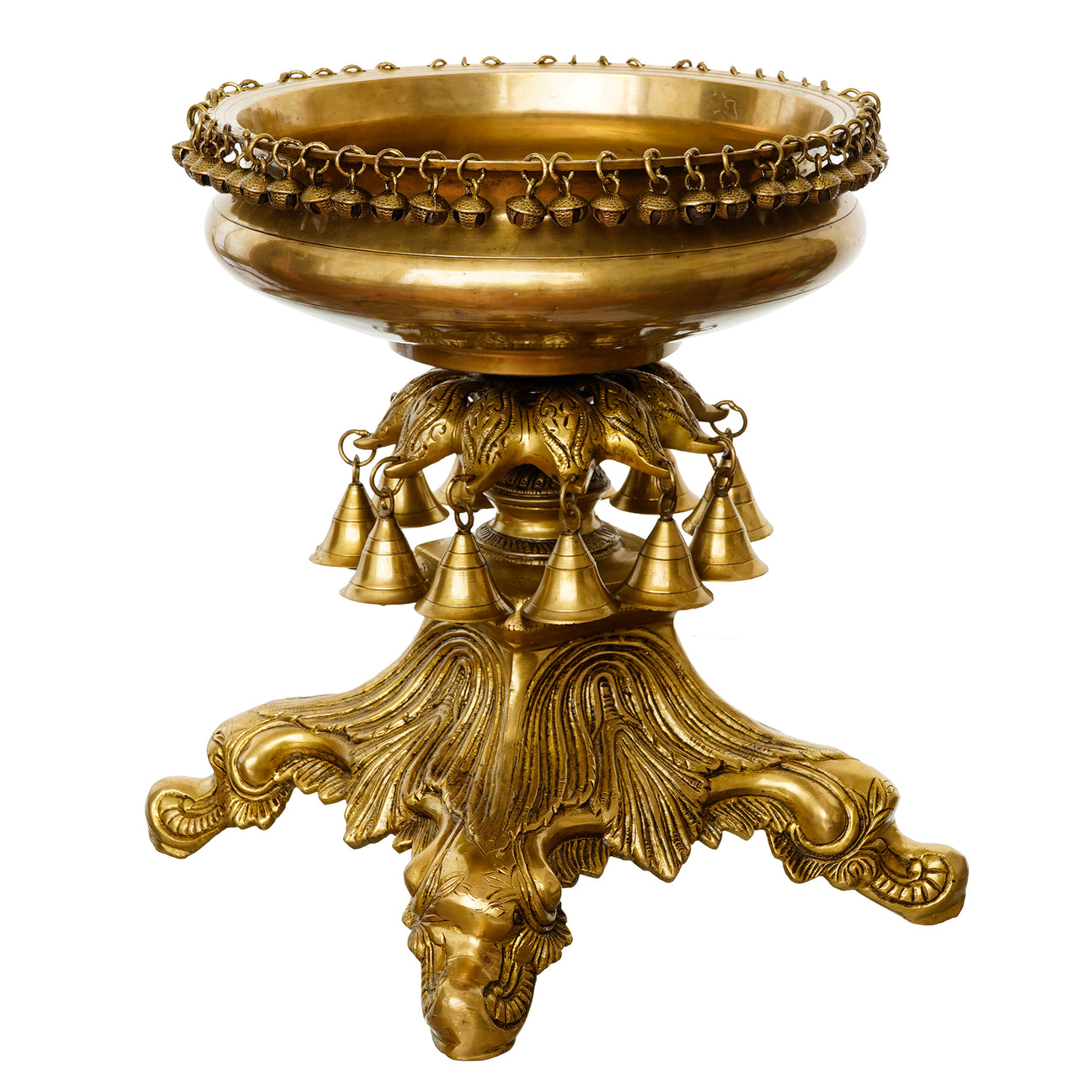 Urli Bowl with Hanging Bells and Ghungroos #PIU-5036