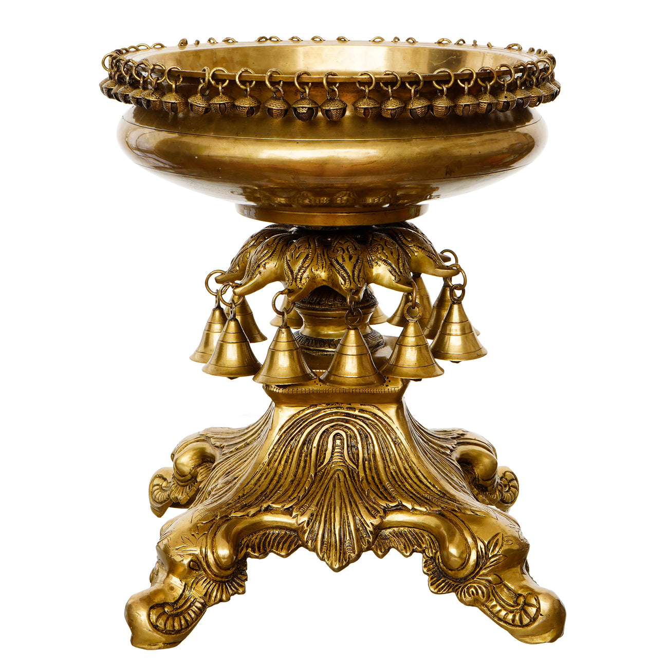 Urli Bowl with Hanging Bells and Ghungroos #PIU-5036