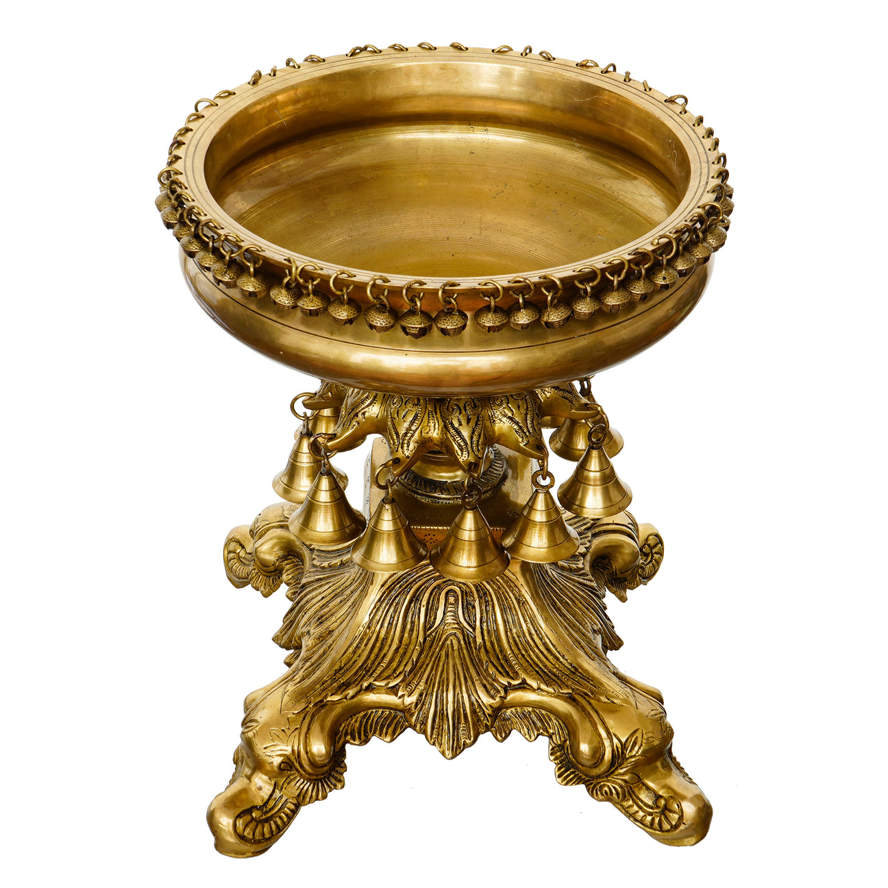 Urli Bowl with Hanging Bells and Ghungroos #PIU-5036
