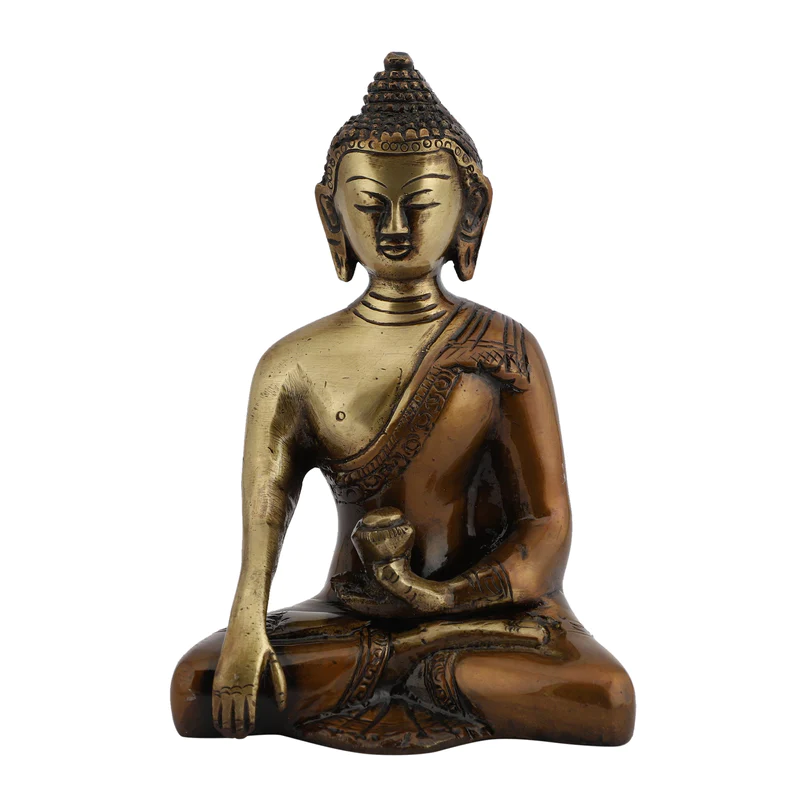 Gautam Buddha Brass Statue #PIB-4007