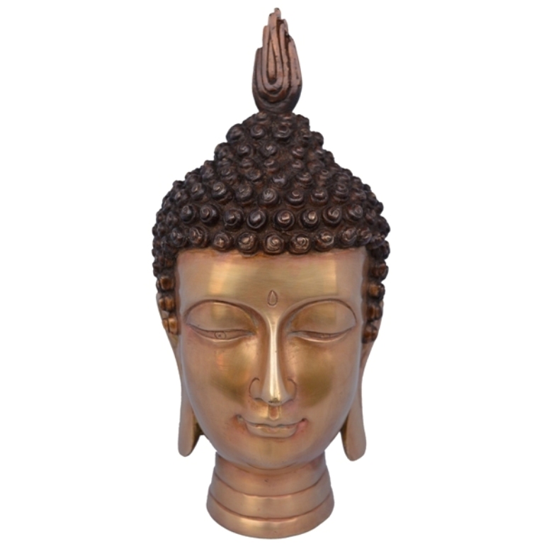 Sculpture of Lord Buddha handmade metal craft and gift statue #PIB-4031