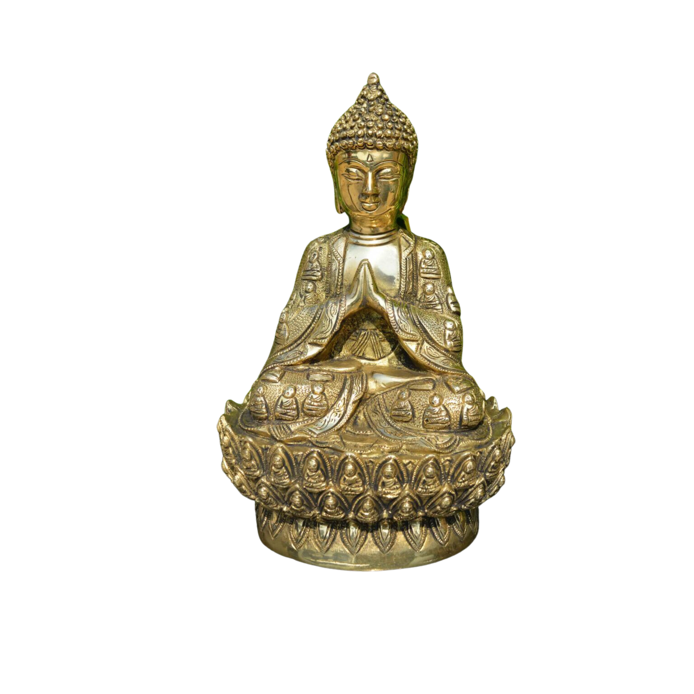 Brass Buddha Statue #PIB-4035