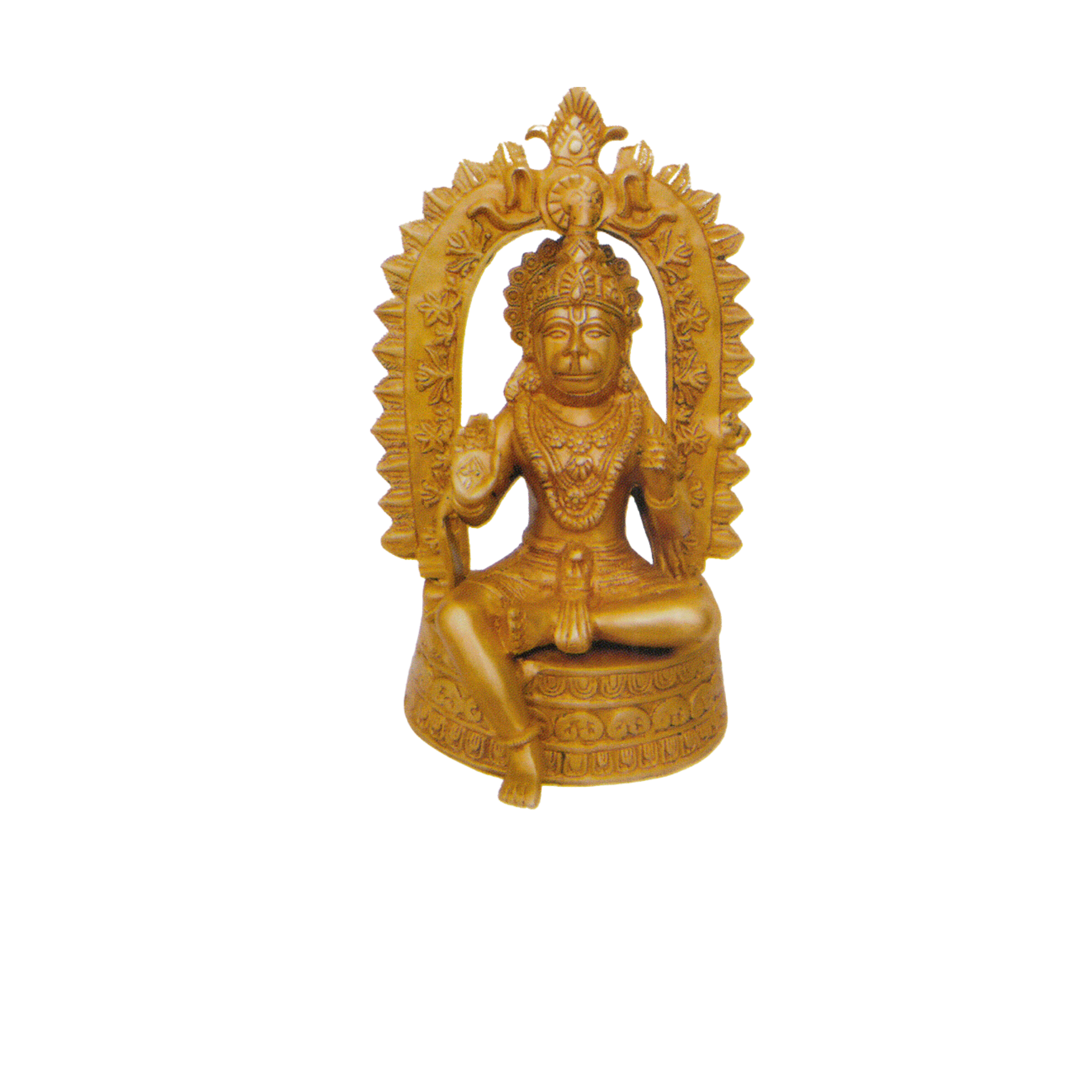 Brass Hanuman Sitting Statue #PIH-6029