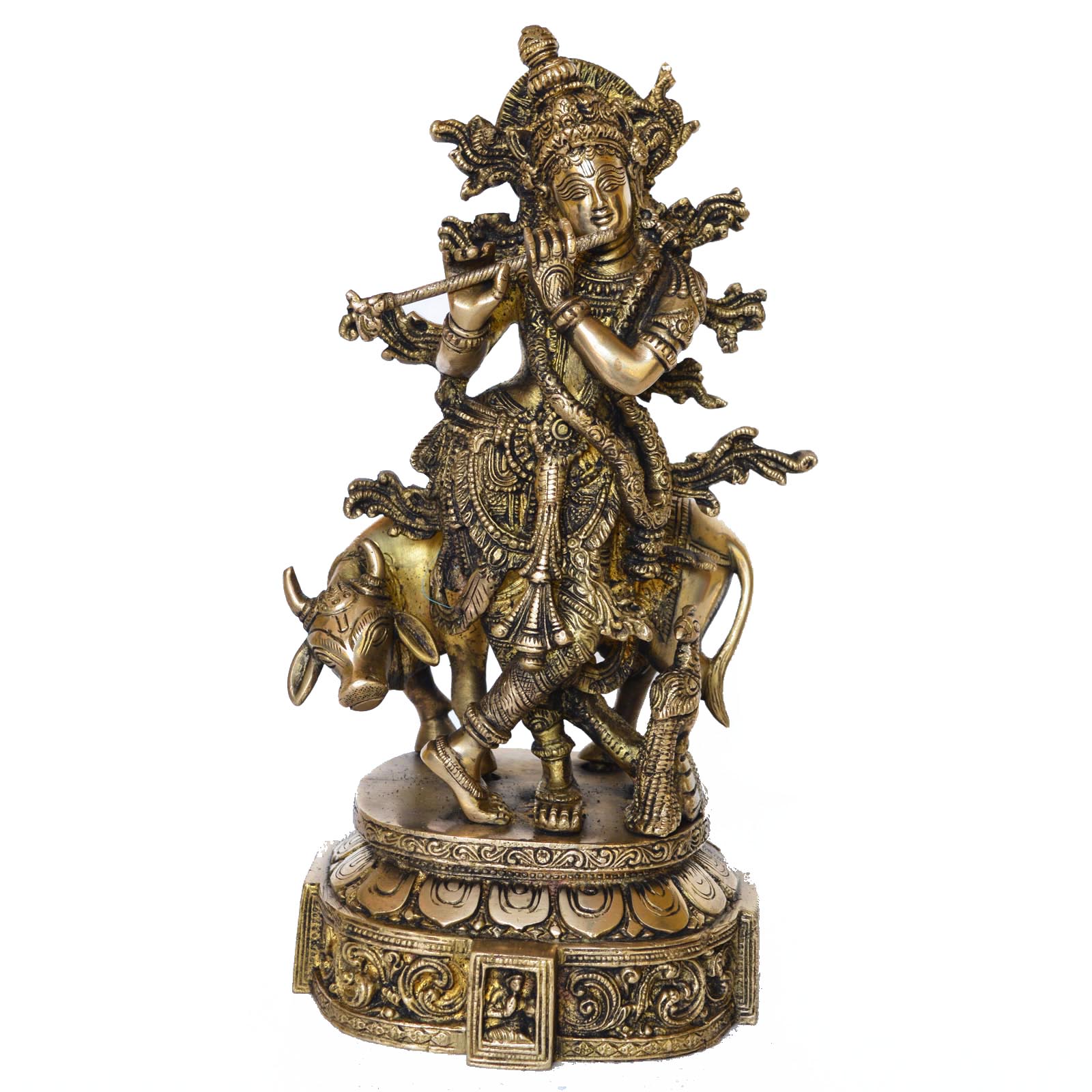 Krishna Statue of Brass #PIK-7028