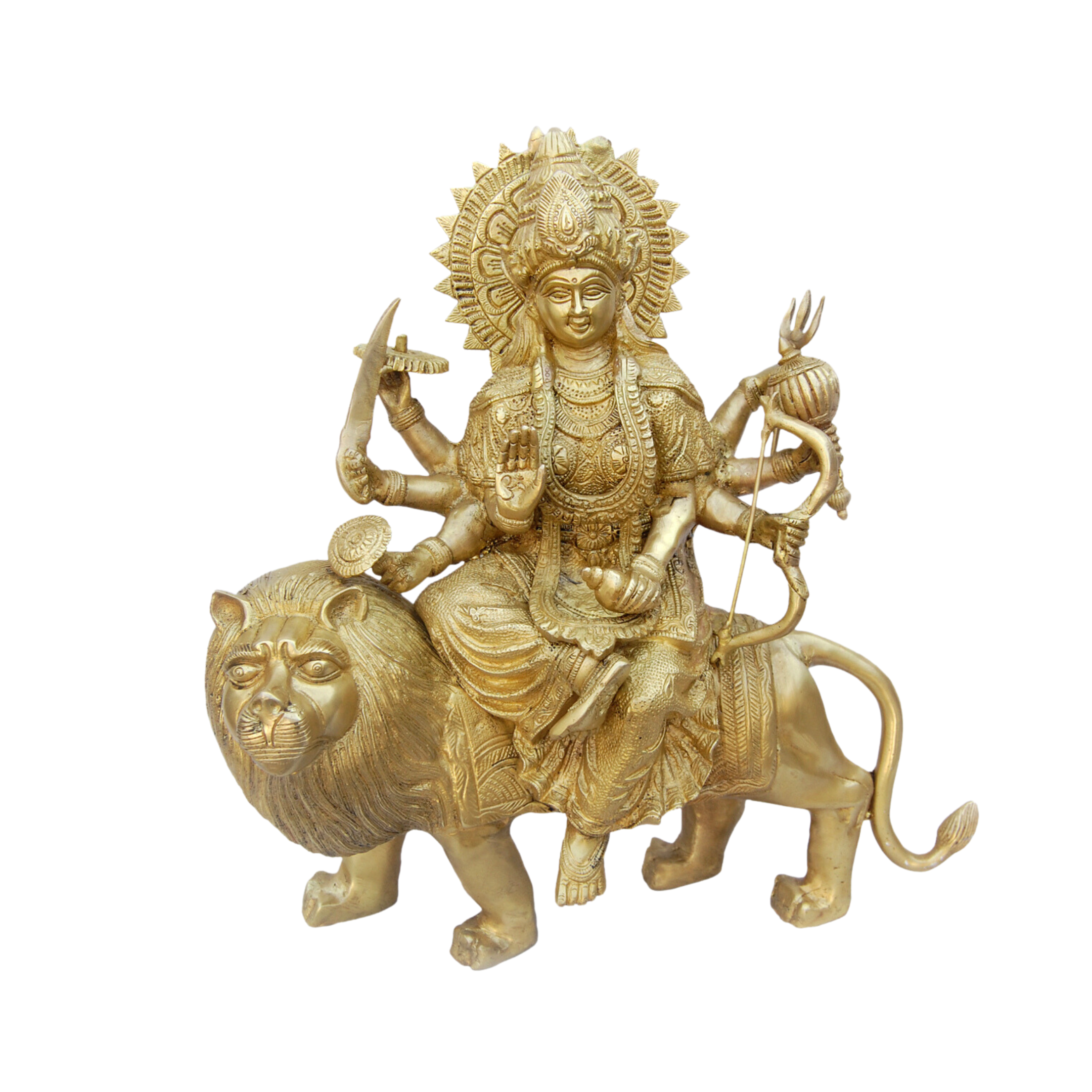 Brass Durga Statue #PID-1731