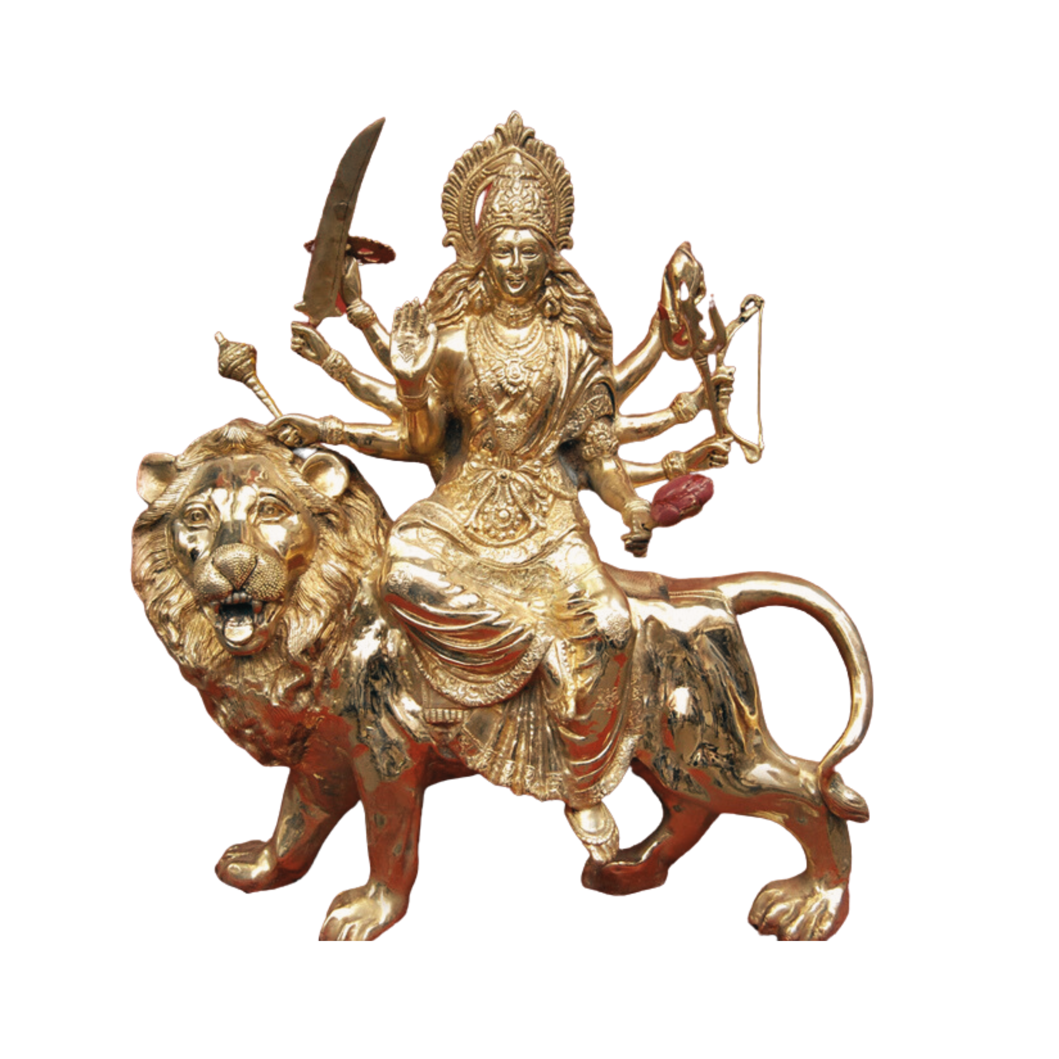 Brass Durga Statue #PID-1734