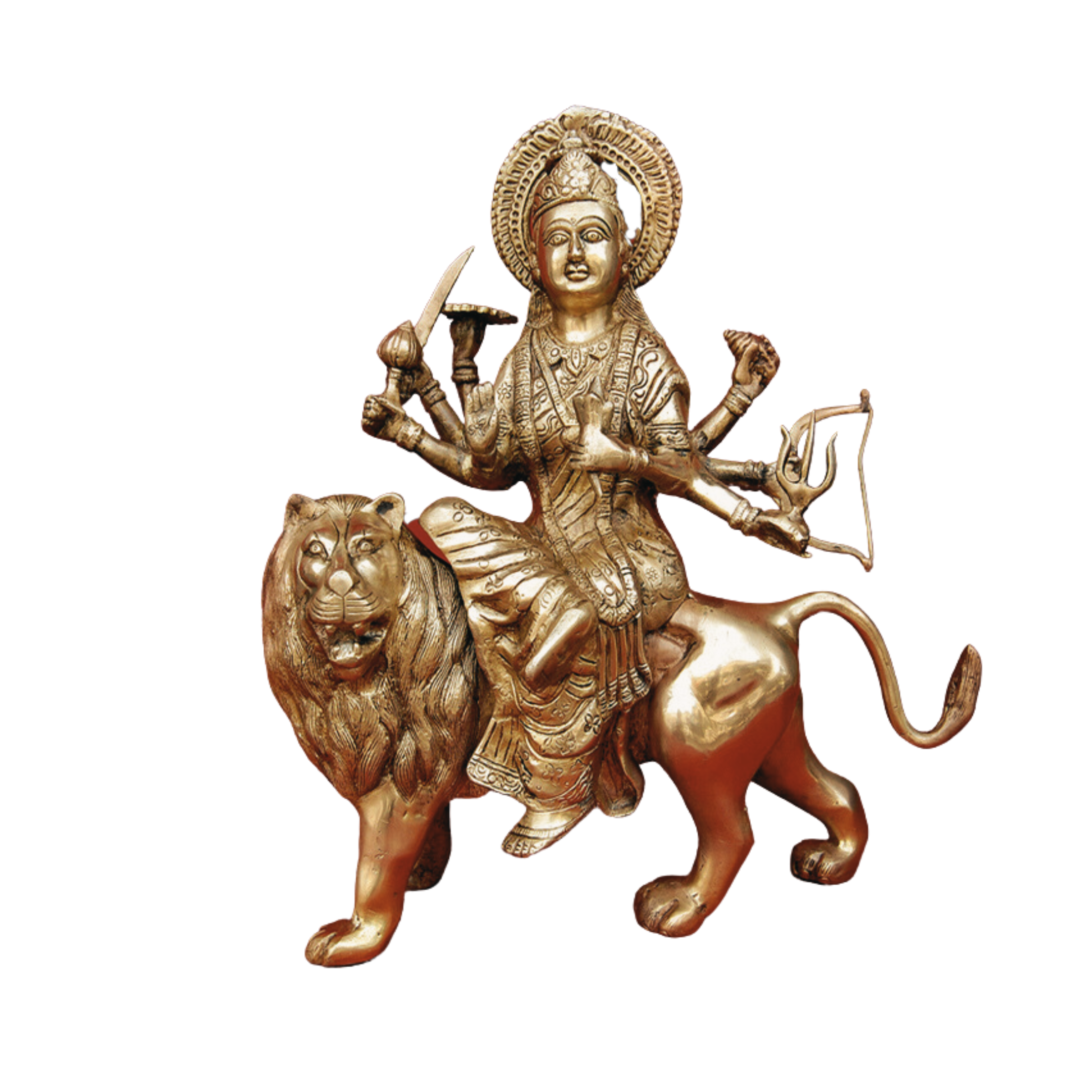 Brass Durga Statue #PID-1737