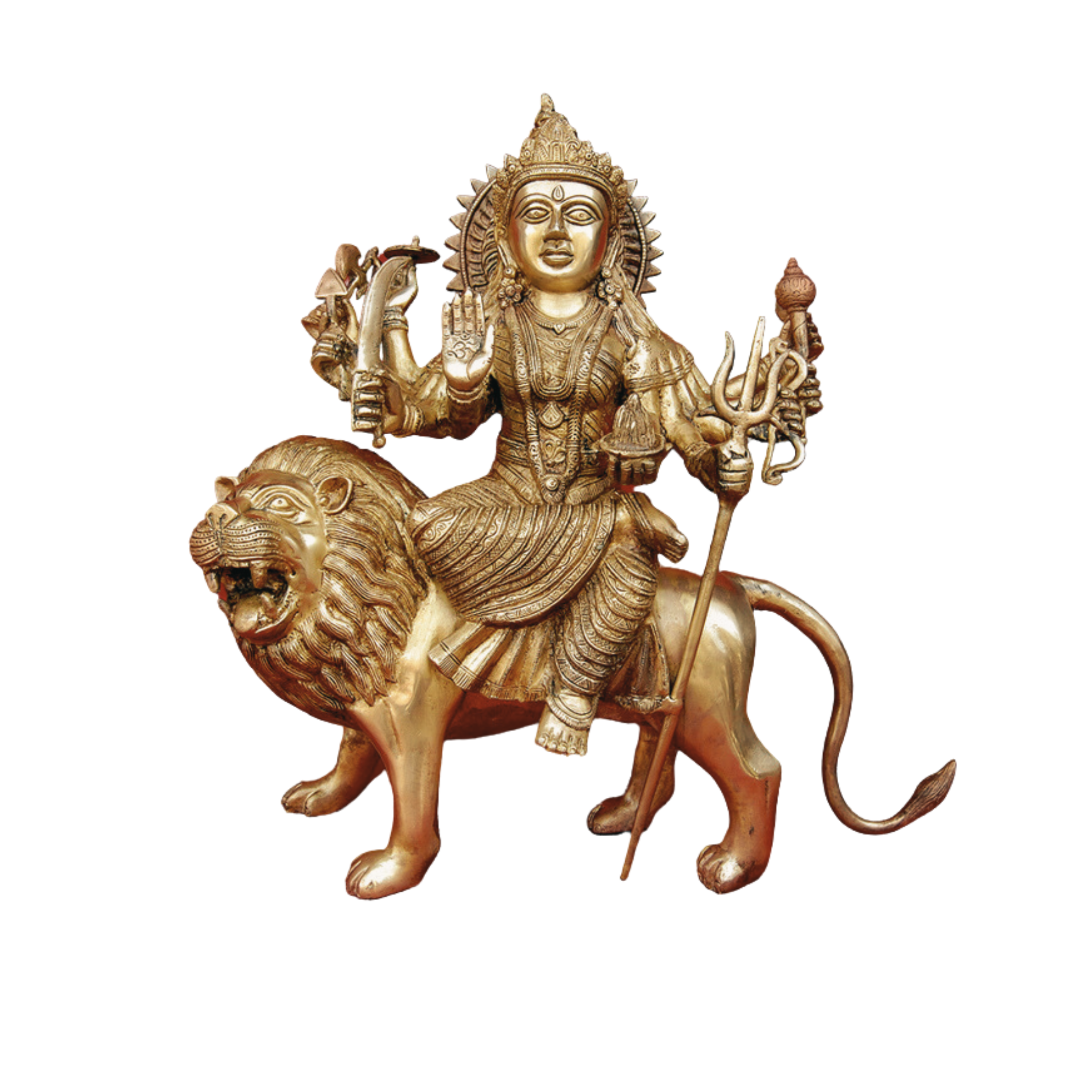 Brass Durga Statue #PID-1738