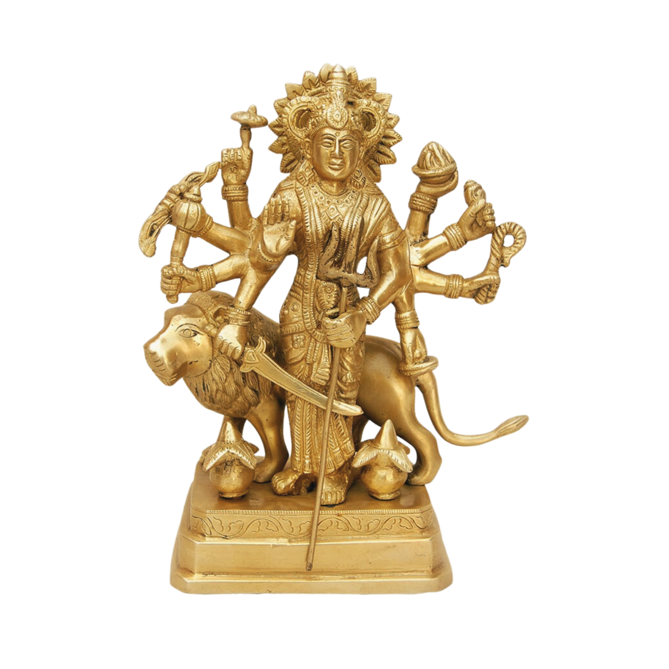 Brass Durga Statue #PID-1739