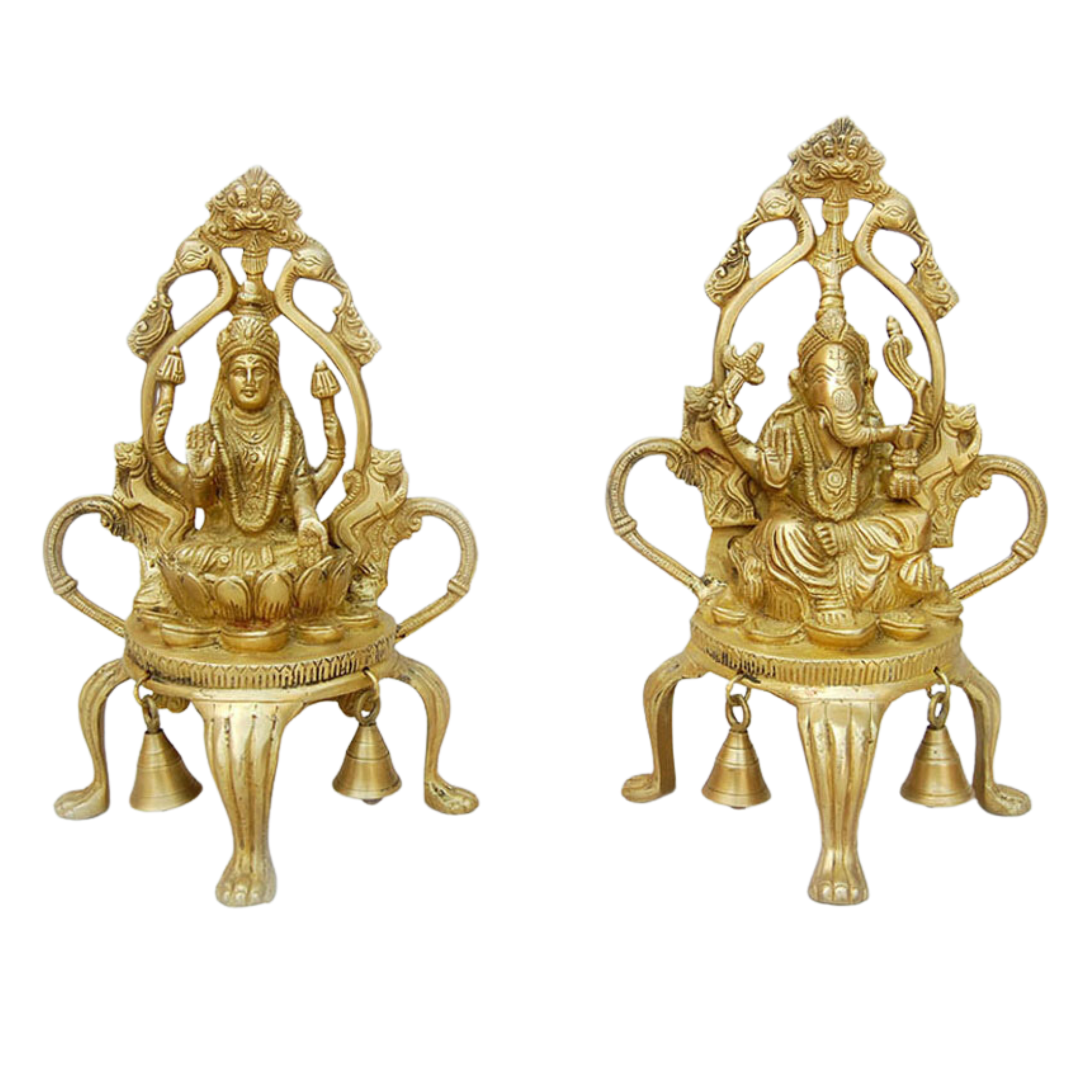  Brass Ganesh Laxmi Statue #PILG-10019