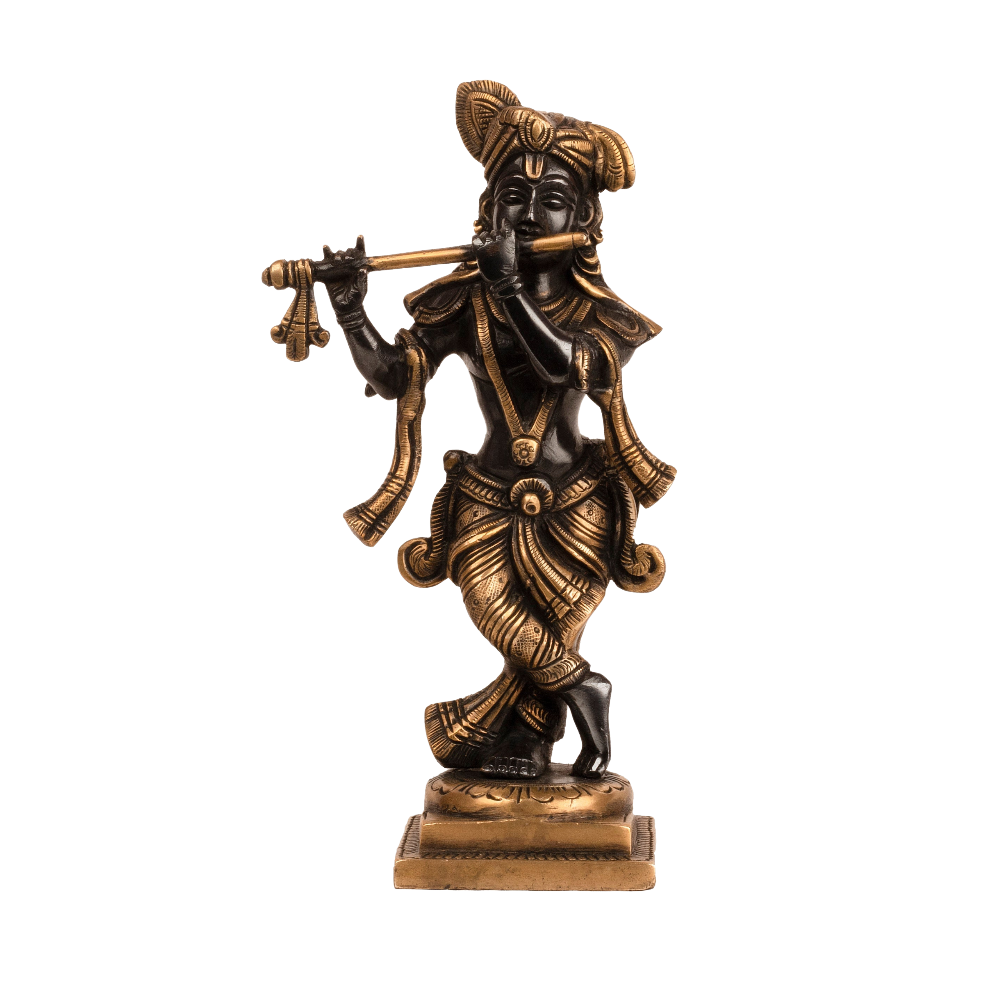  Brass Krishna Sculpture   #PIK-7015