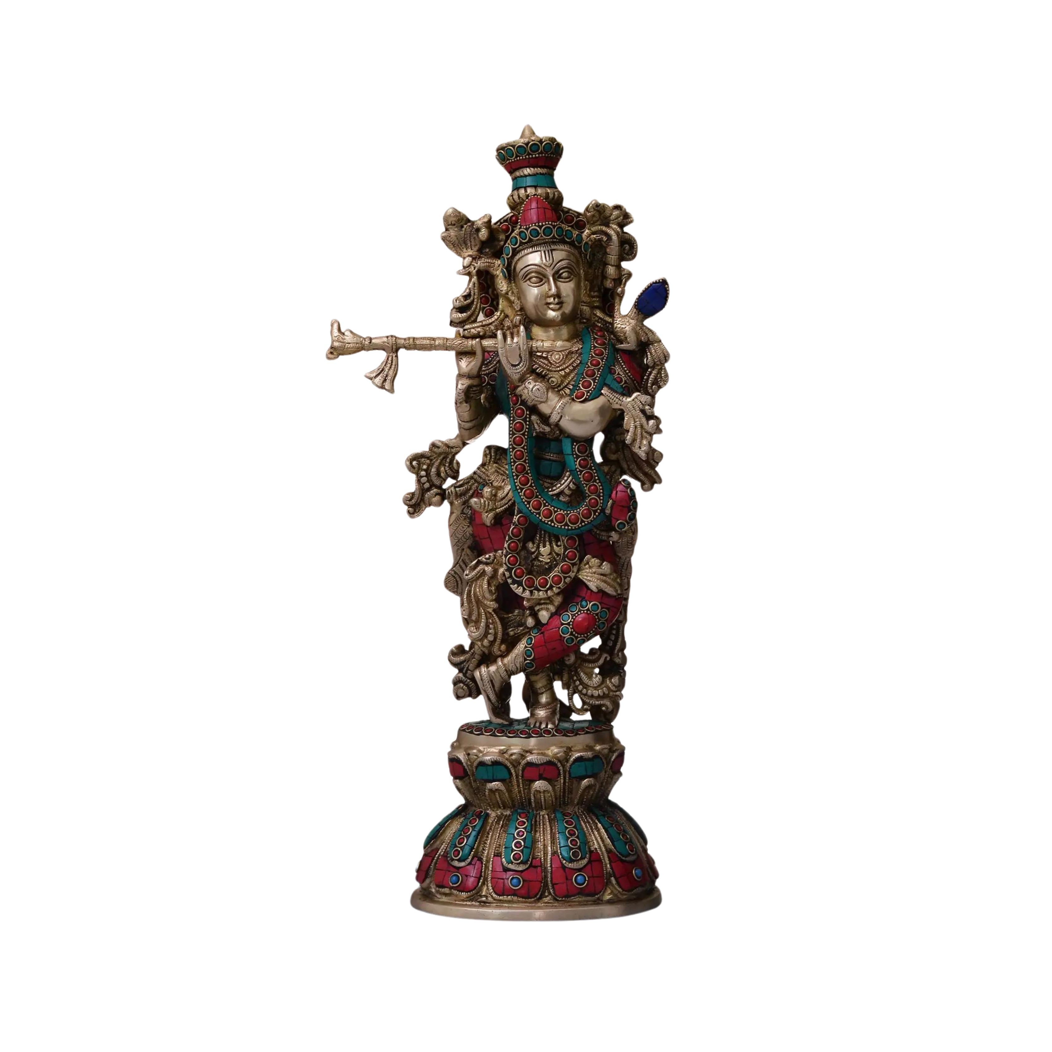 Stone work krishna Figure #PIK-7021