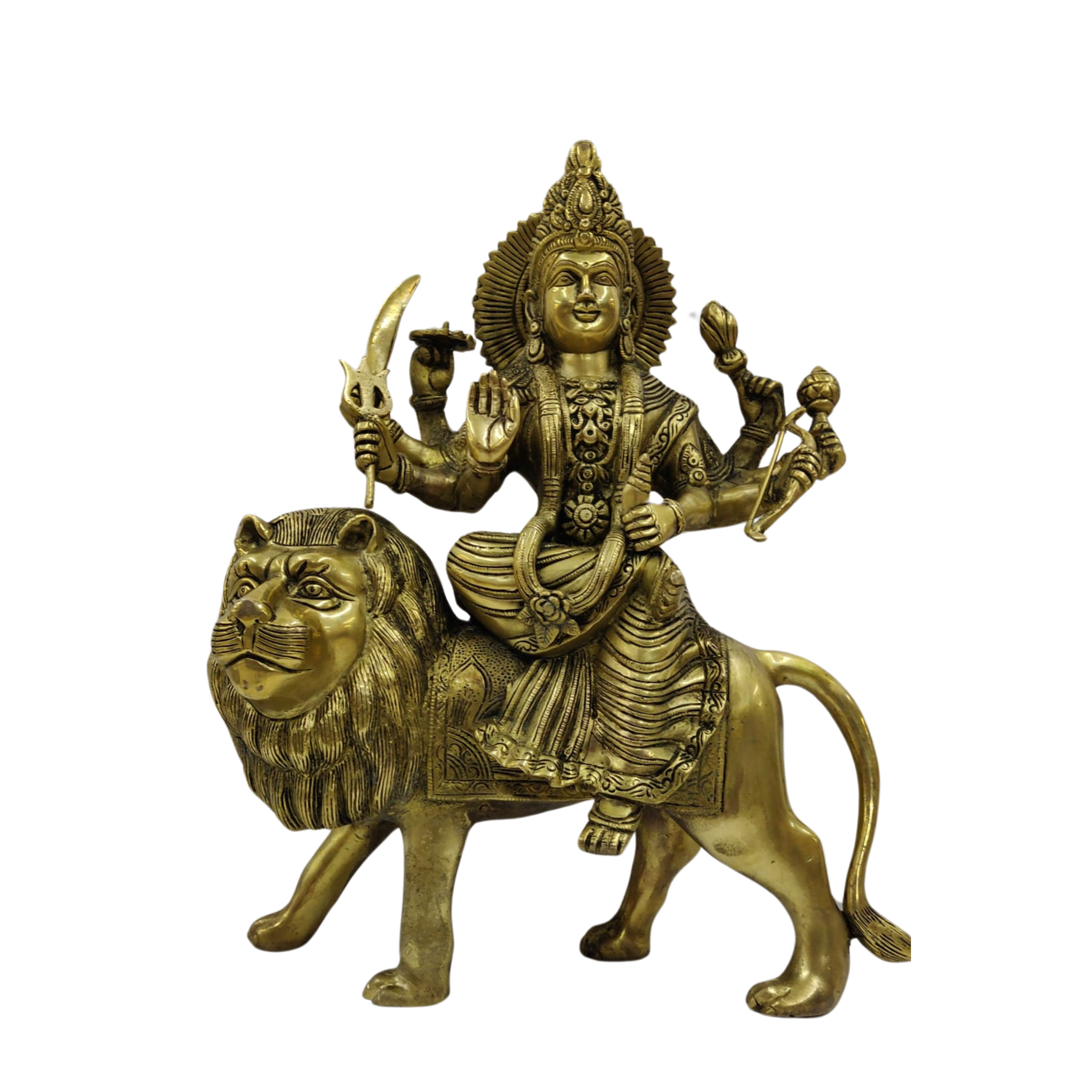 Brass Durga Statue #PID-1706