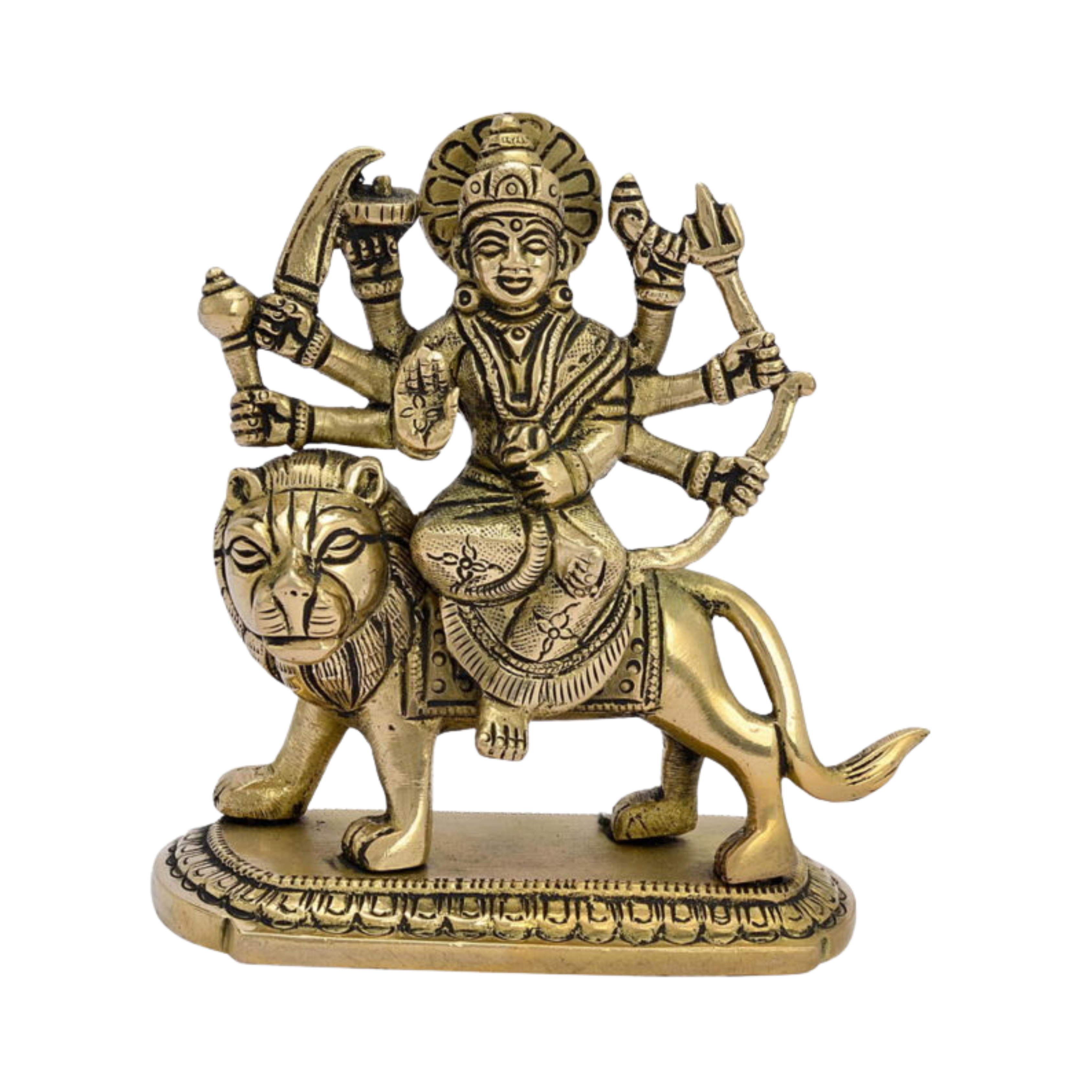Brass Durga Statue #PID-1710