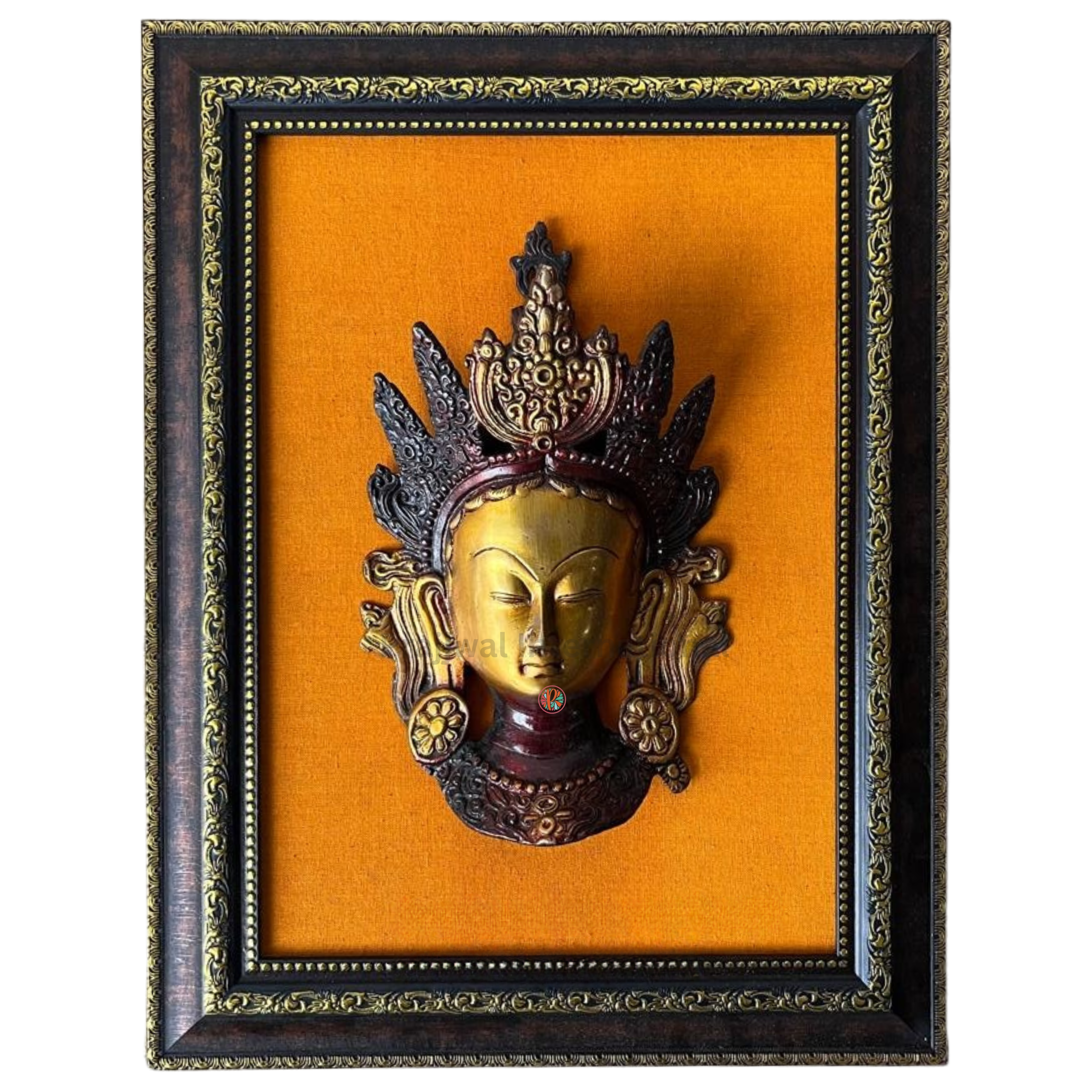 Brass Tara Wall Hanging Frame | Graceful Guardian of Compassion and Wisdom