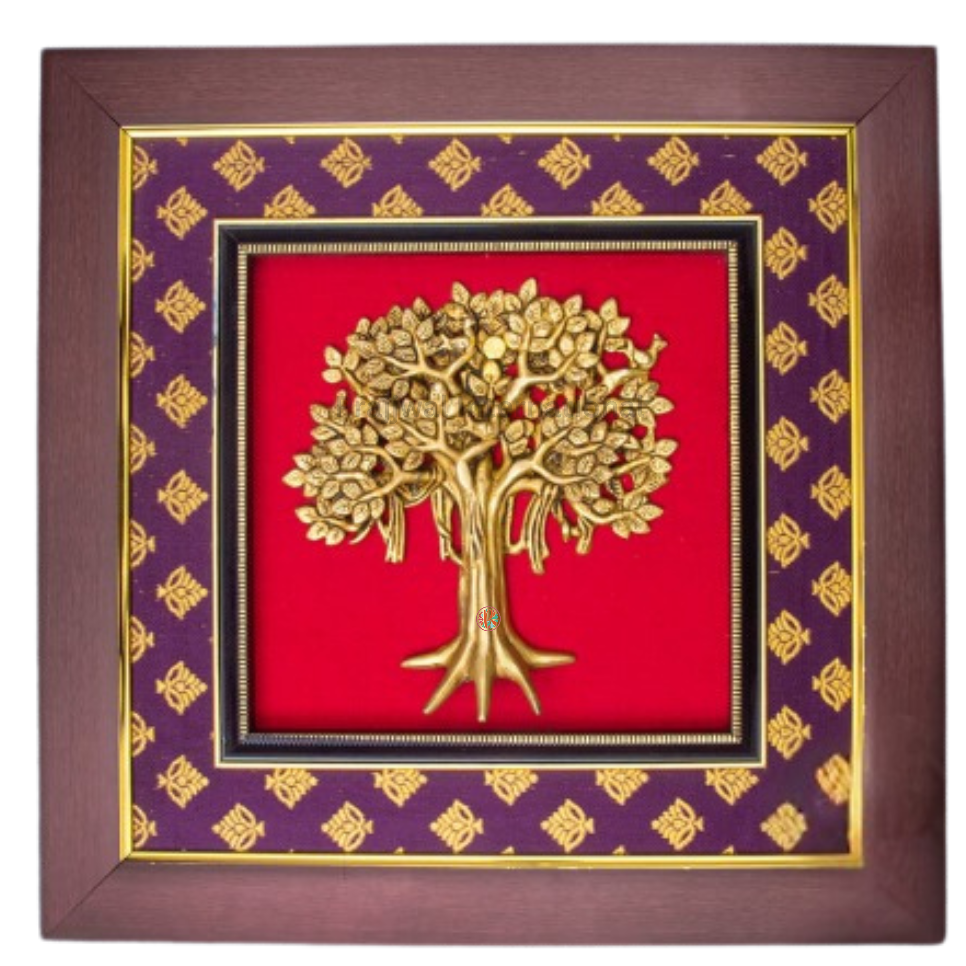  Brass Tree Wall Hanging Frame – Tree of Life in Majestic Brass