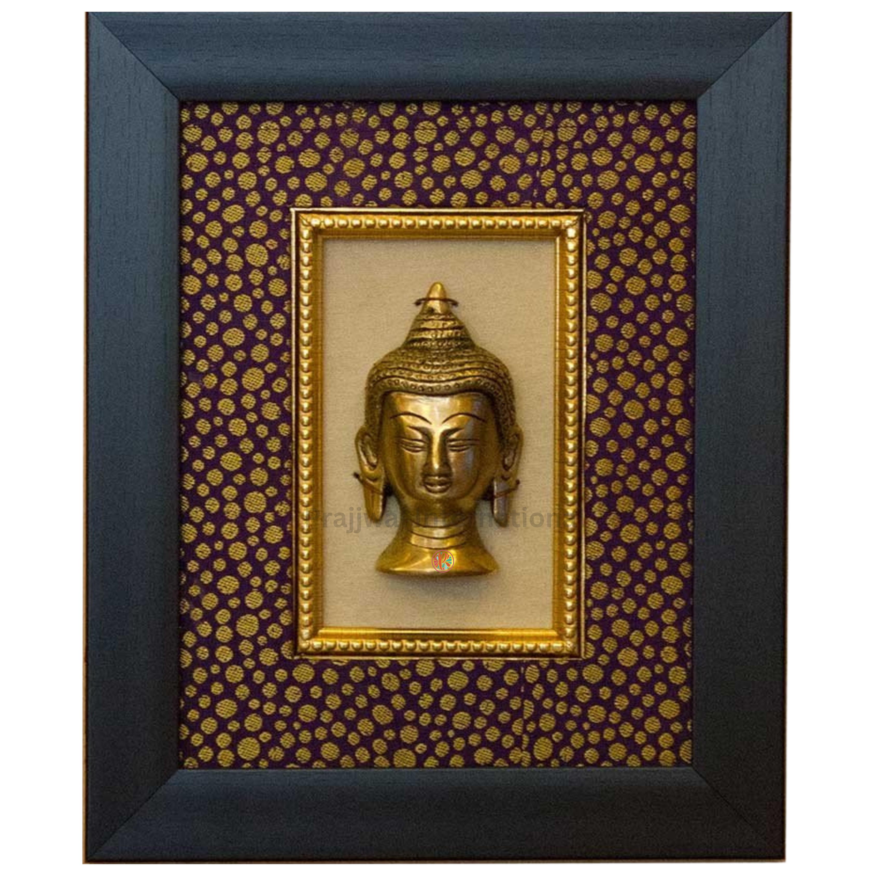  Brass Buddha Head Wall Hanging,