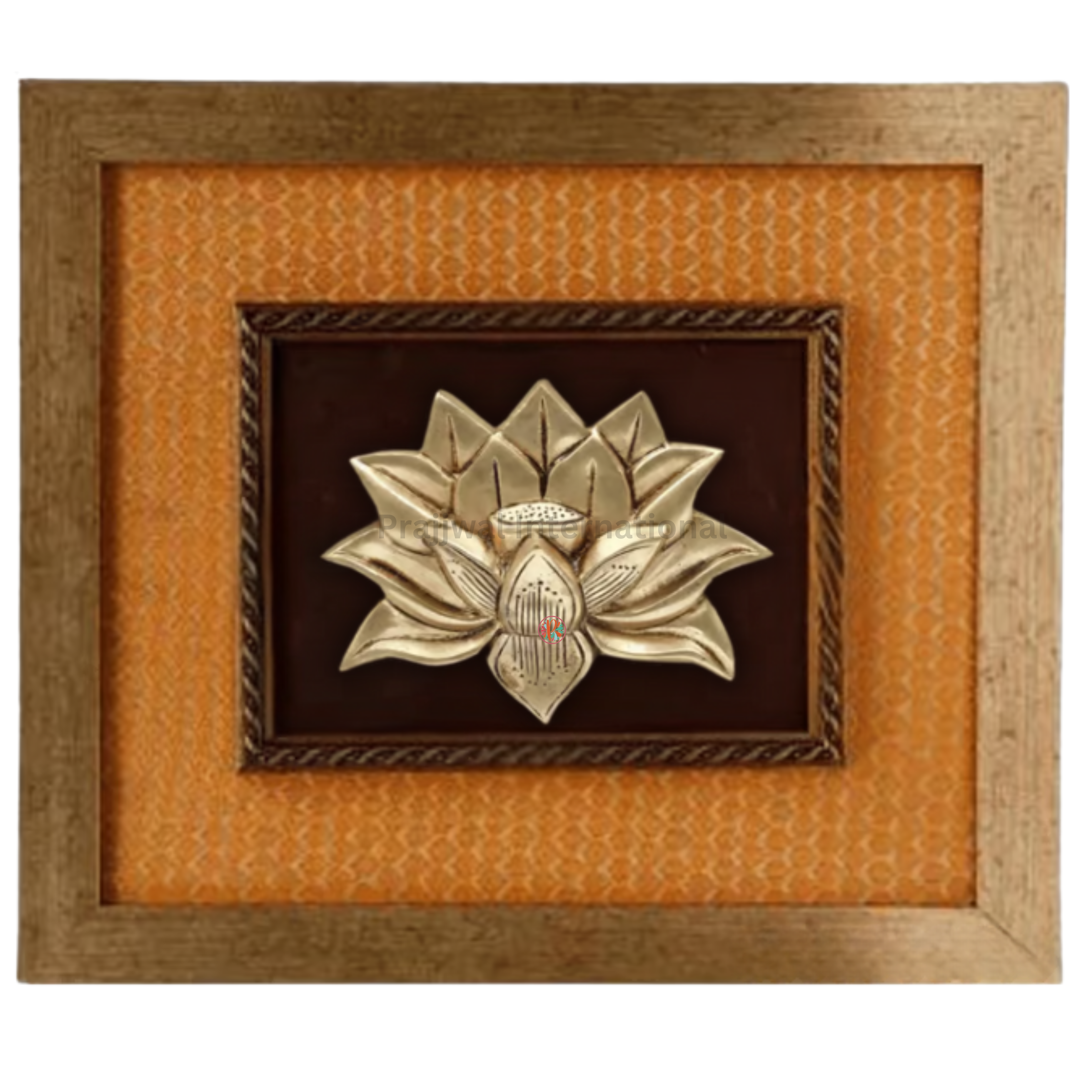 Brass Lotus Wall Hanging Frame