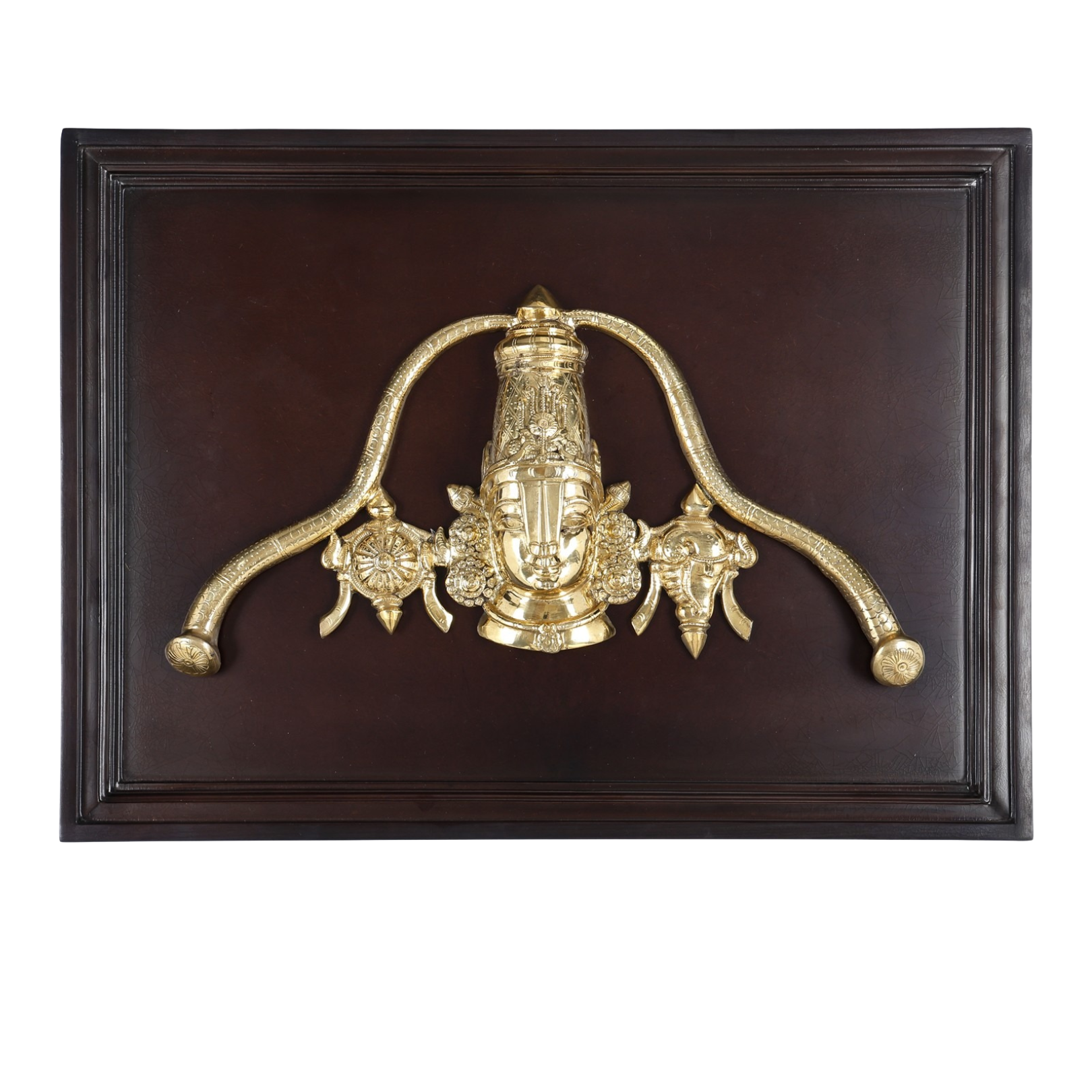Venkateshwar Swamy Wooden Frame | Decorative Wall Hanging
