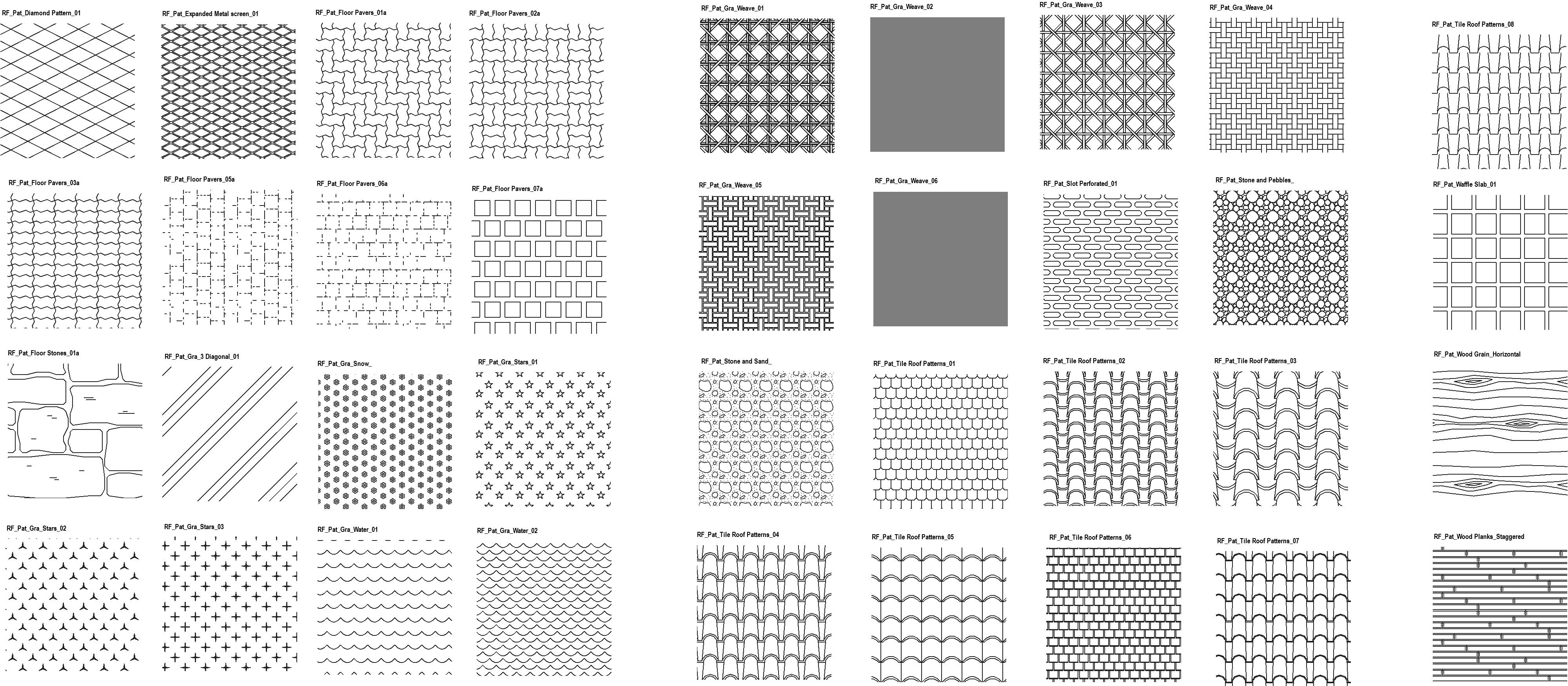 HATCH PATTERN COLLECTION 4-6