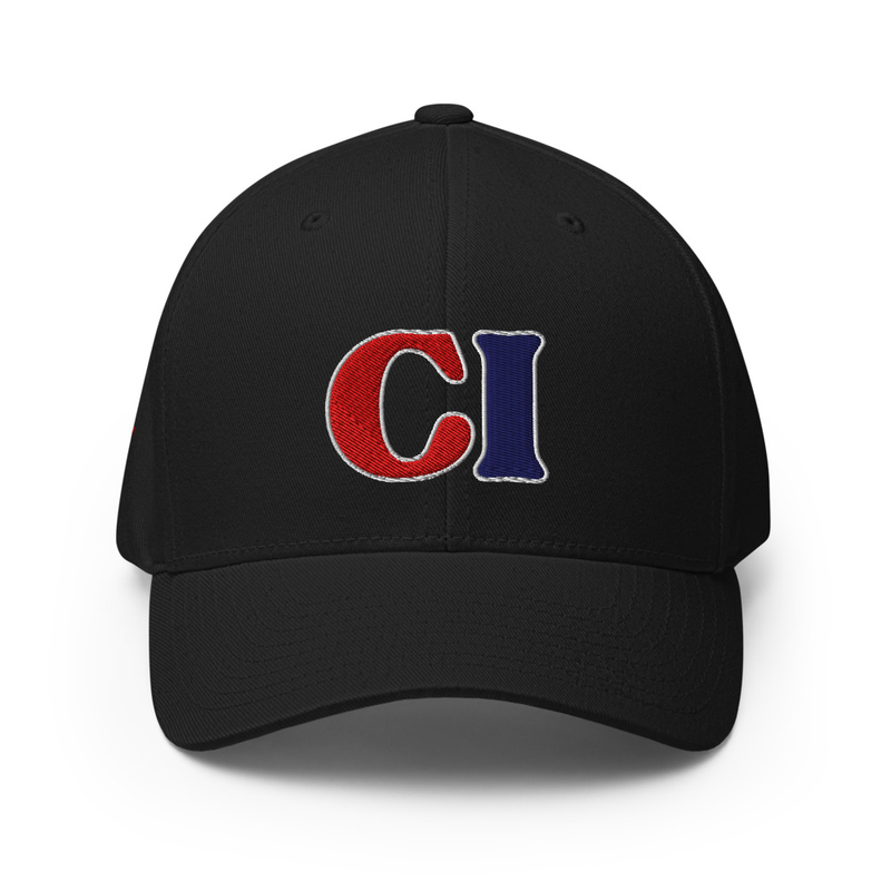 Compressed Logo Embroidered Baseball Cap