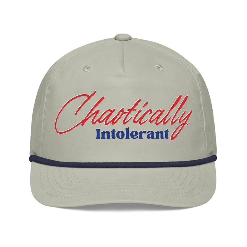 Embroidered Rope Hat