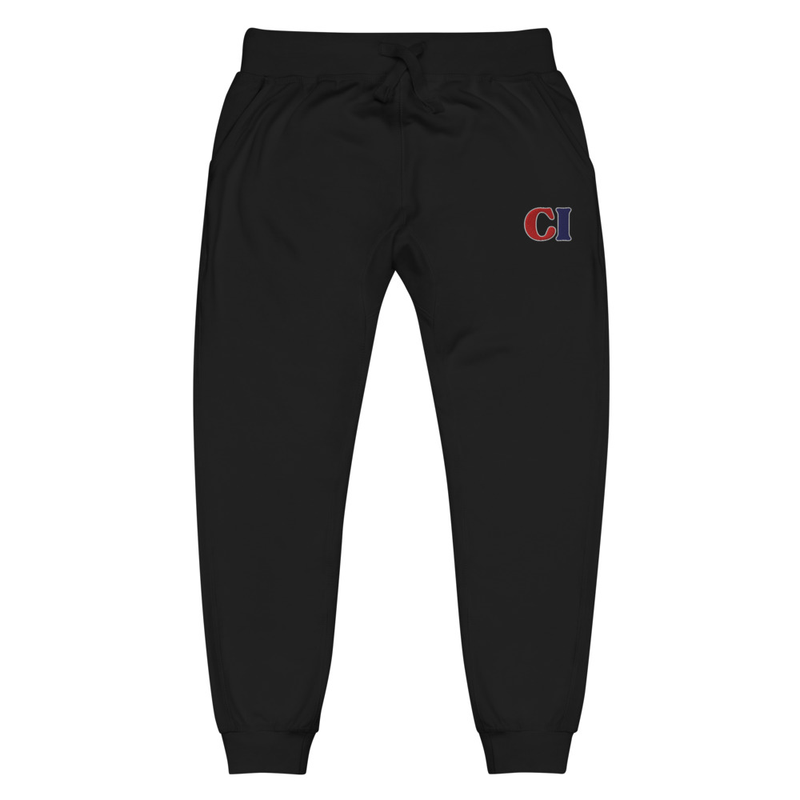 Compressed Logo Embroidered Sweat Pants