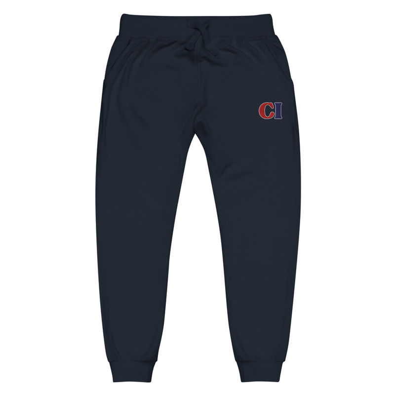 Compressed Logo Embroidered Sweat Pants