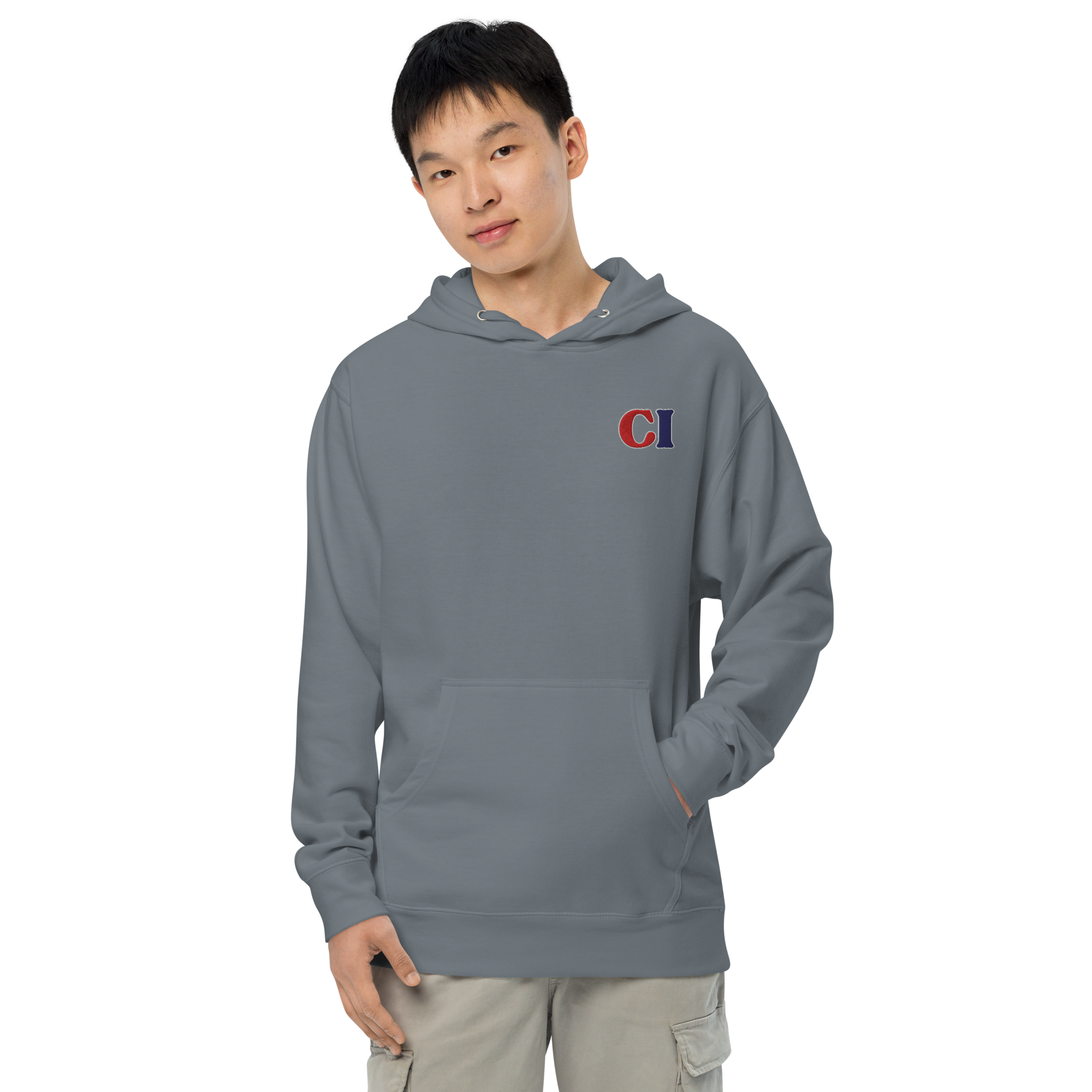 Embroidered Multi Logo Hoodie