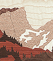 Hallett Peak bordered with Sapelle Pomelle