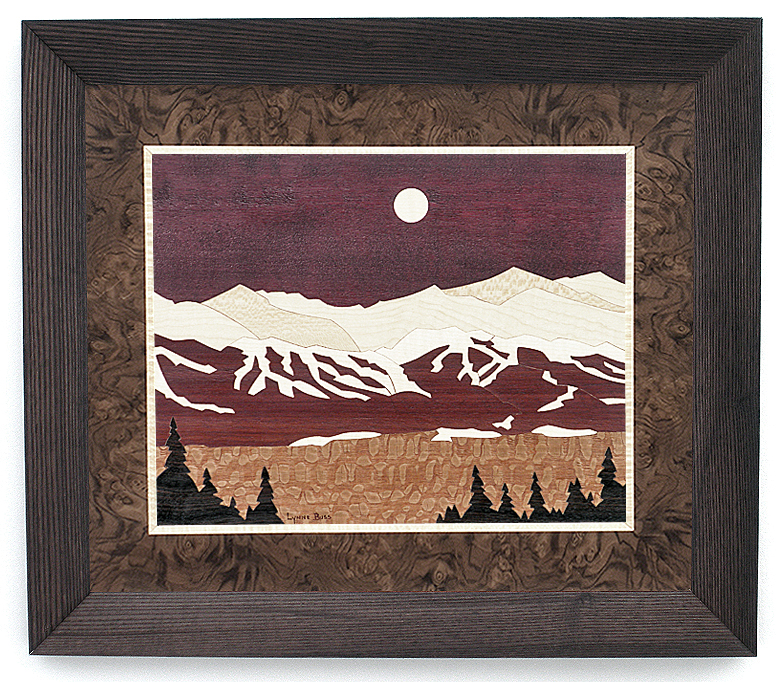 Breckenridge bordered with Walnut Burl