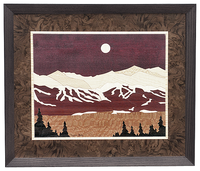 Breckenridge bordered with Walnut Burl